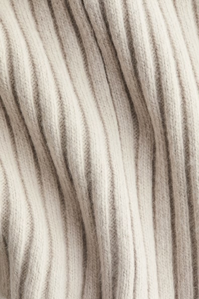 Rib-knit Dress - Light beige - Ladies | H&M US