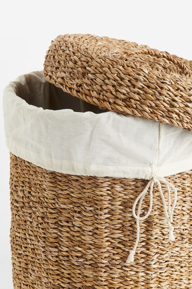 Seagrass laundry basket - Beige/Light beige - 2