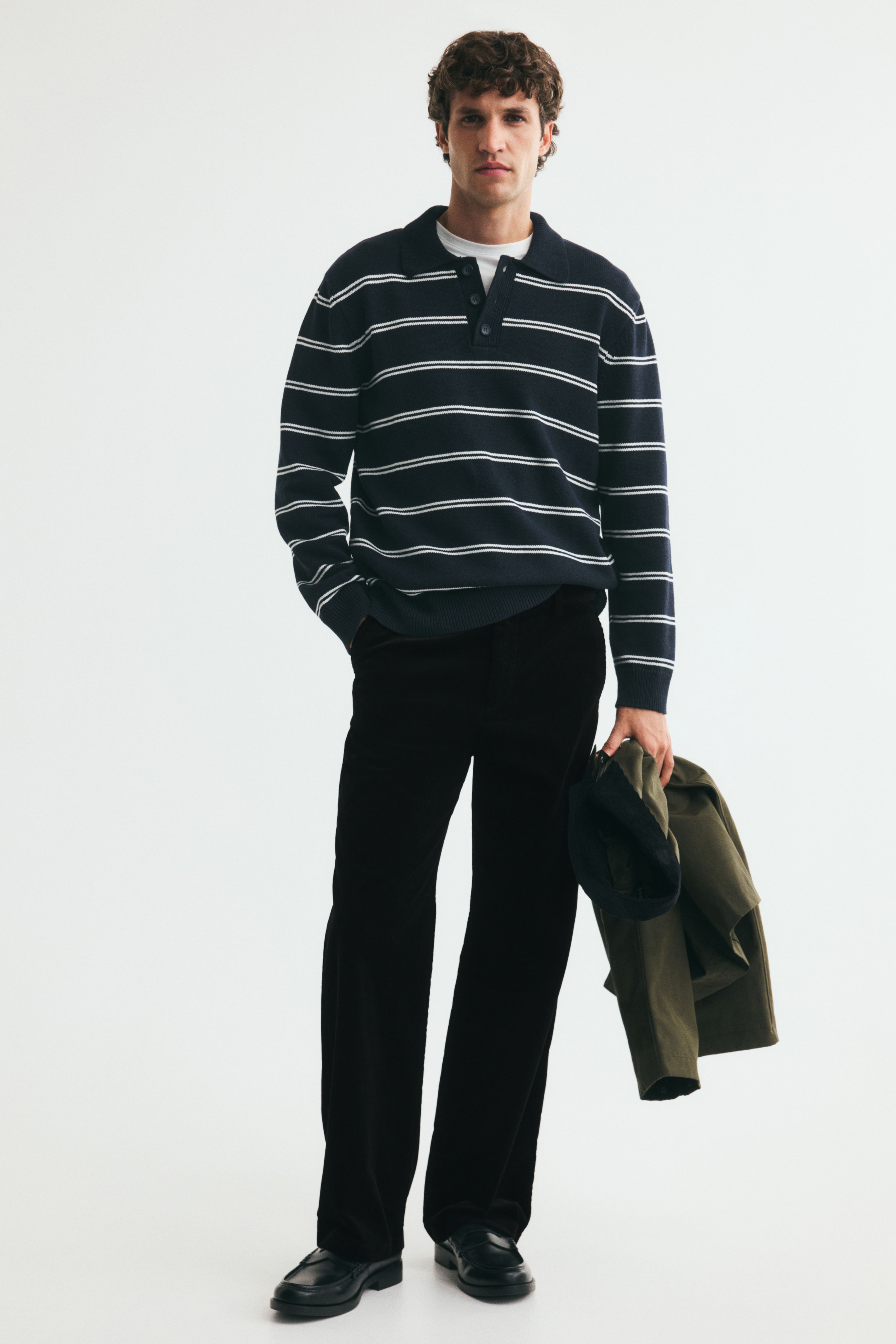 Relaxed-Fit Corduroy Pants