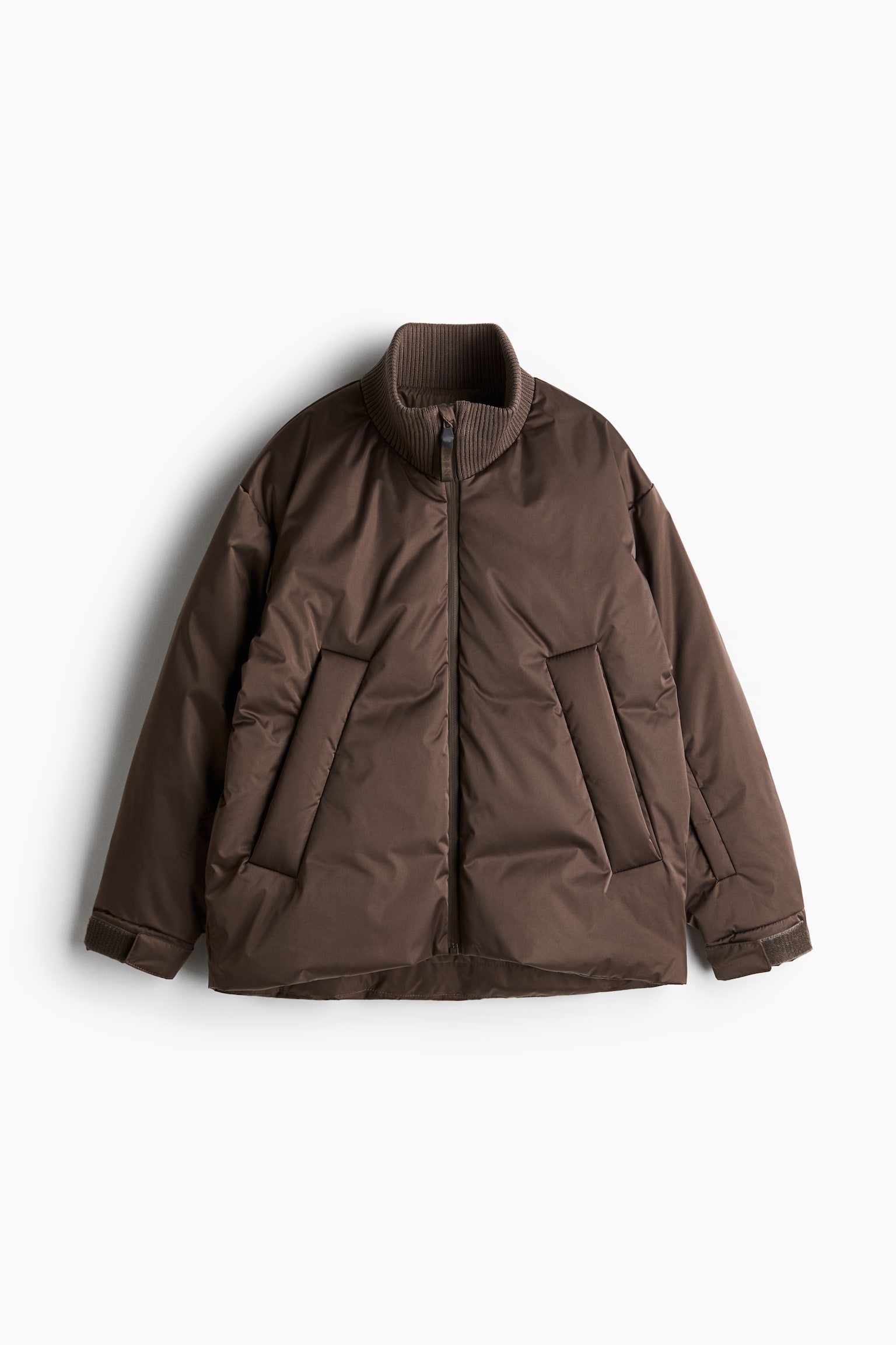 Down ski jacket in ThermoMove™ - Dark brown - 1