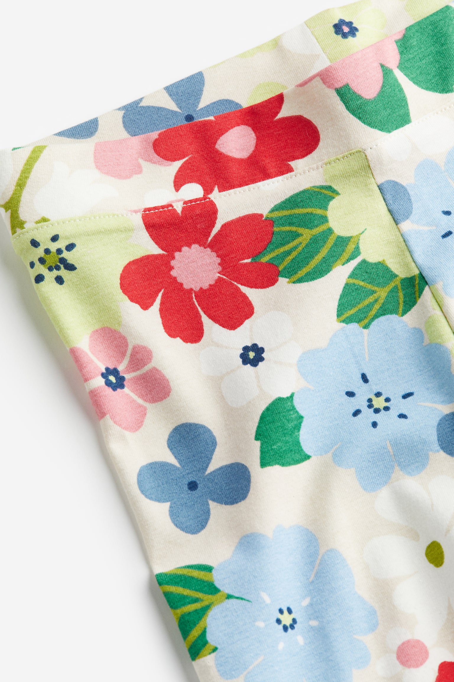 Quần legging - Màu trắng tự nhiên/Hoa - 2