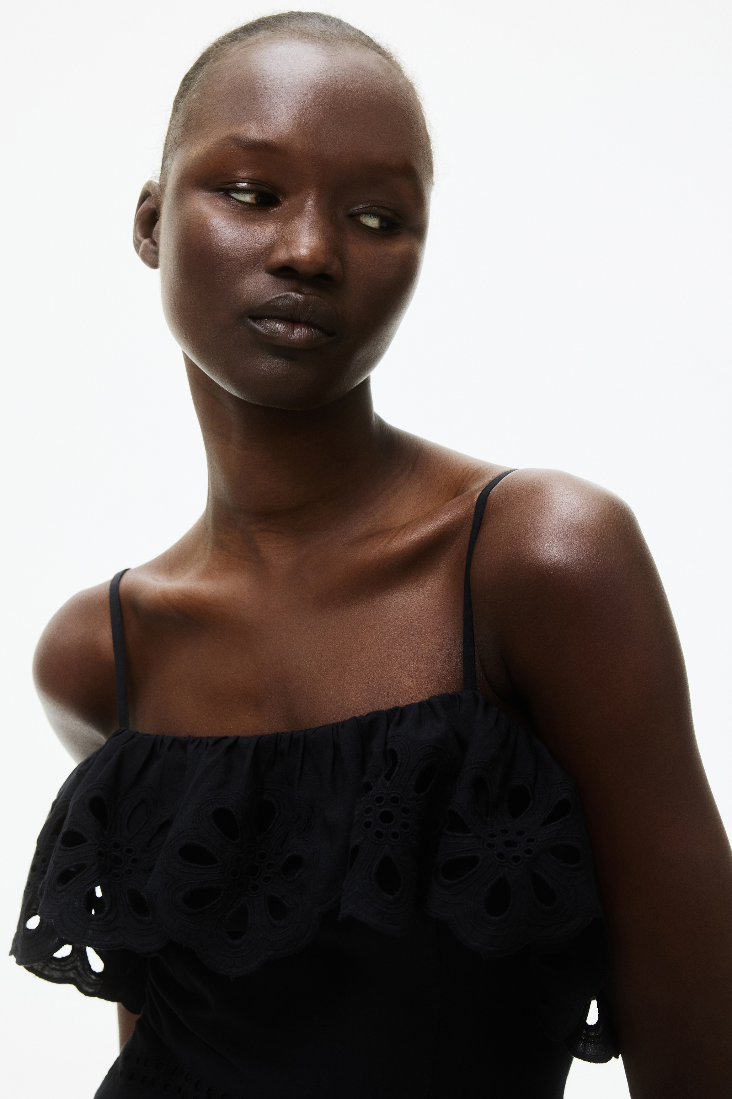 Broderie anglaise cotton dress