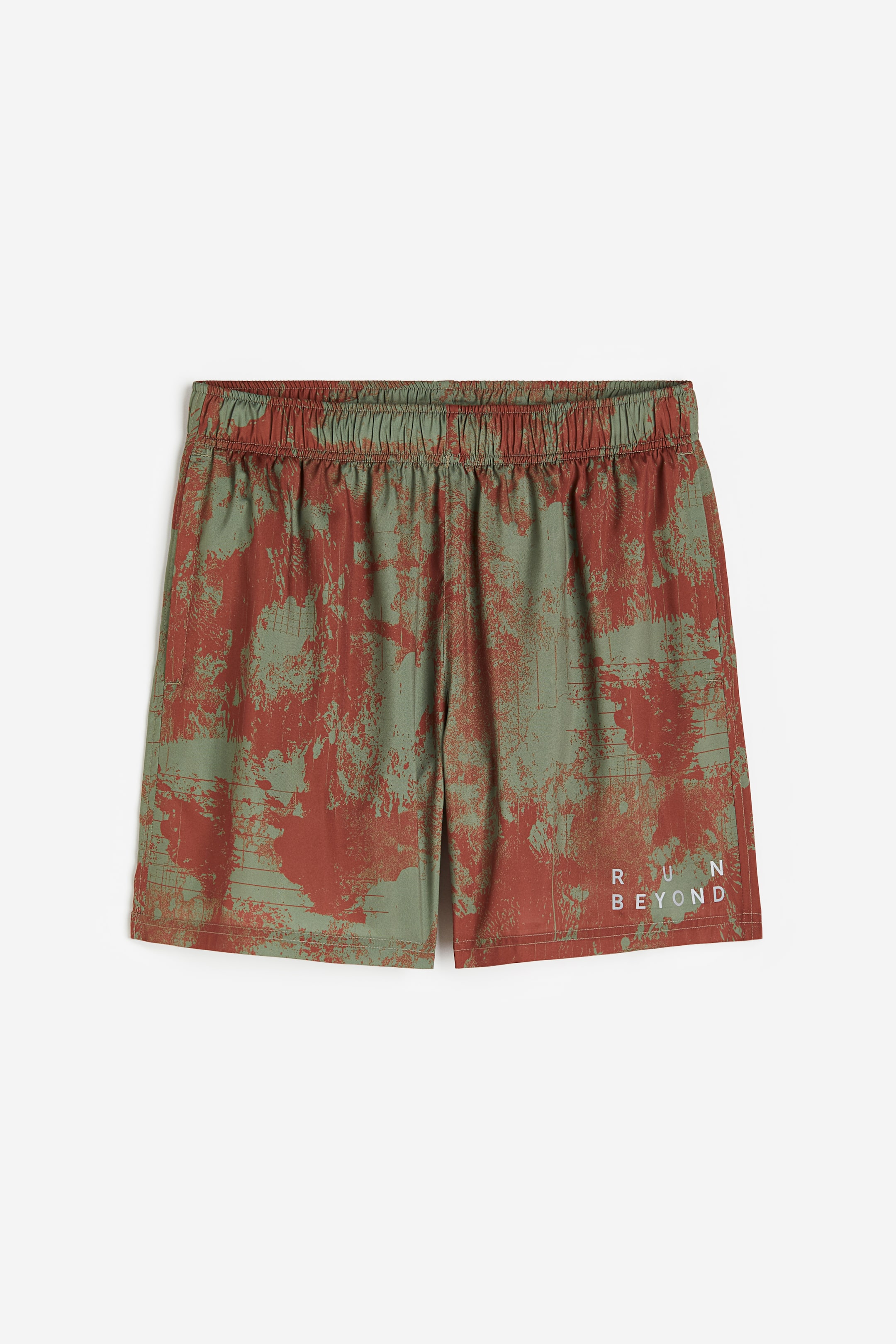 View larger image: Mid-length sports shorts with DryMove™ - Khaki green/Brown - Men | H&M MY 1