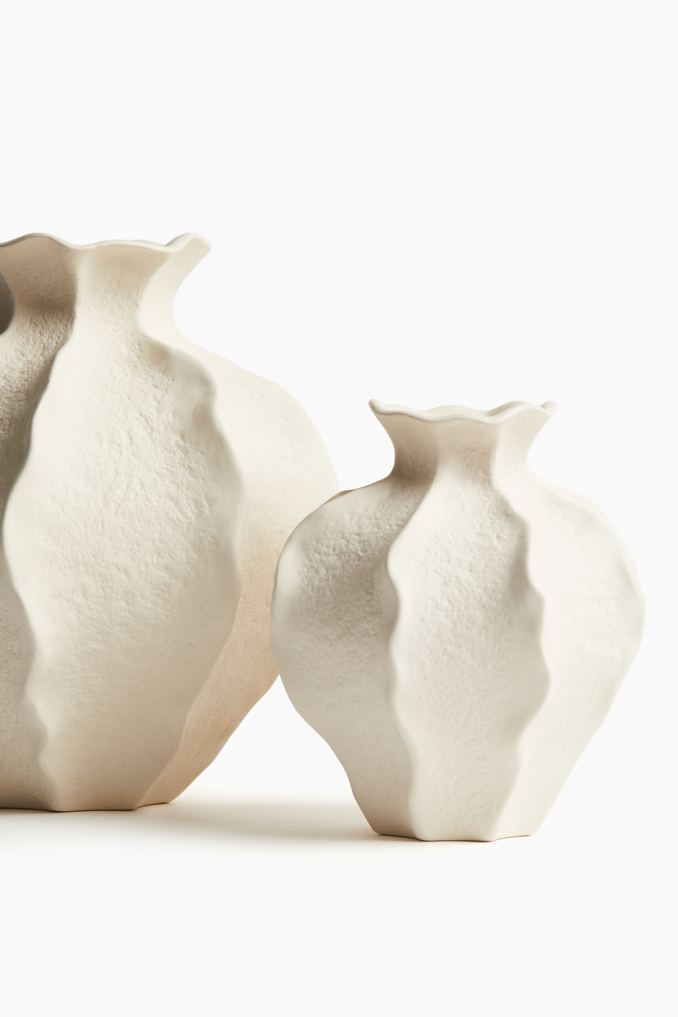 ストーンウェアフラワーベース XL - ライトベージュ - Home All