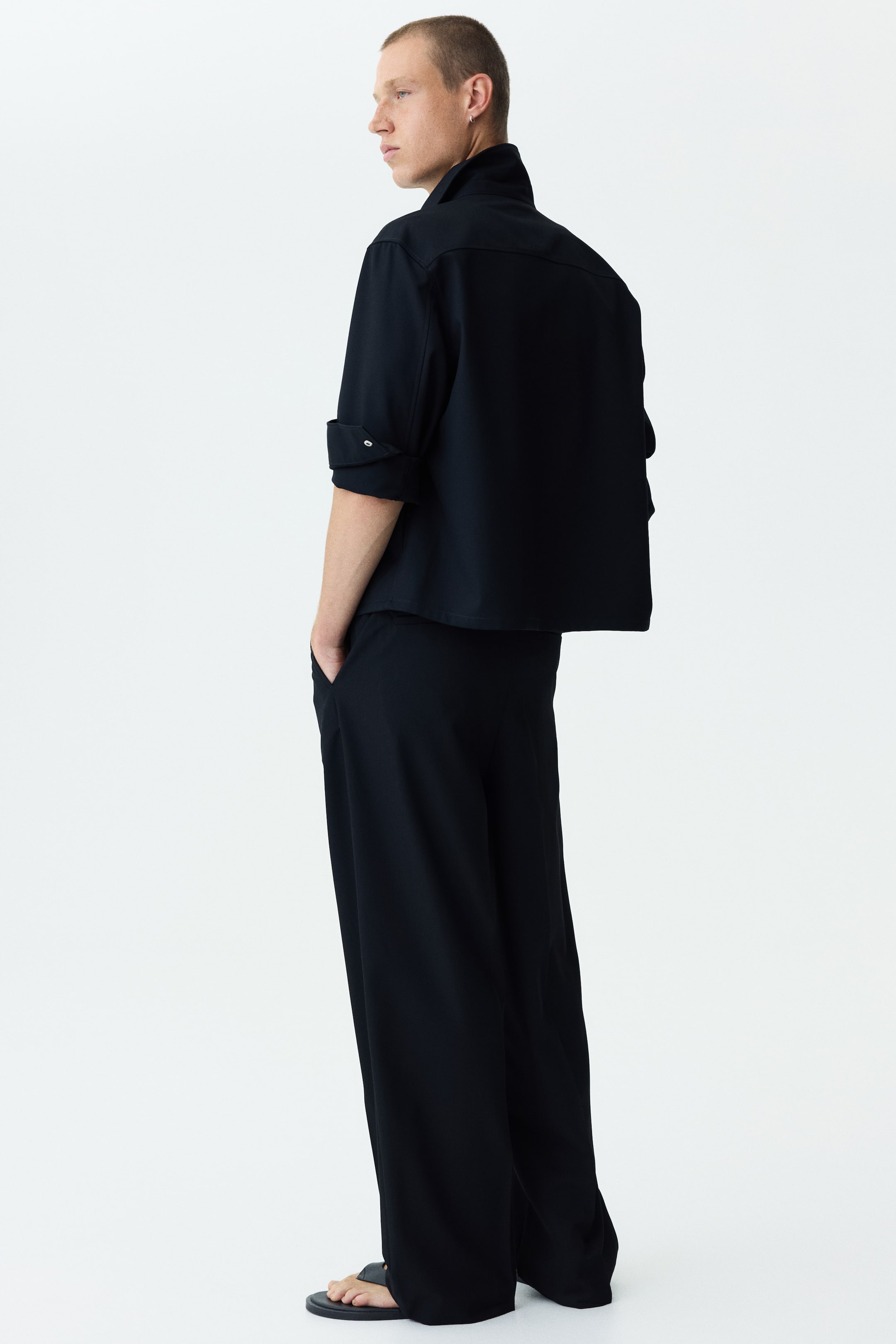 Мужские брюки H&M Loose-Fit Pants — фото 4