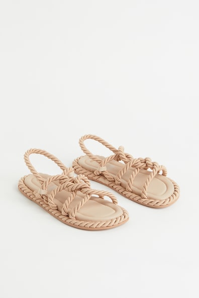 Sandals - No heel - Beige - Ladies | H&M GB