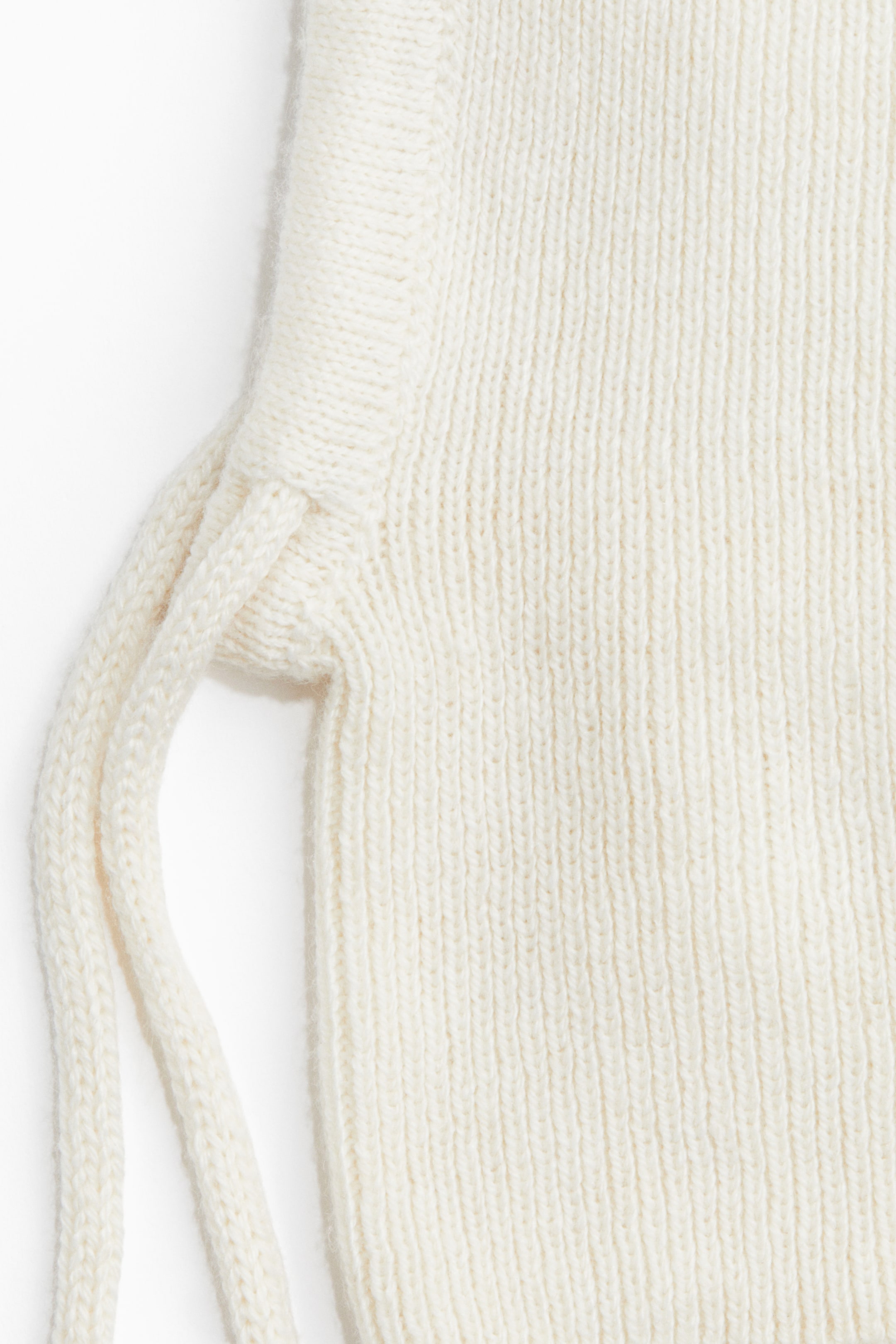 Ampliar la imagen: Pasamontañas acanalado - Crema - Ladies | H&M MX 2