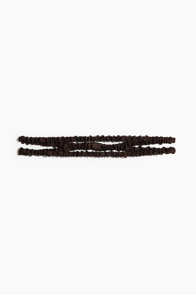 ダブルストランドシルクヘアバンド