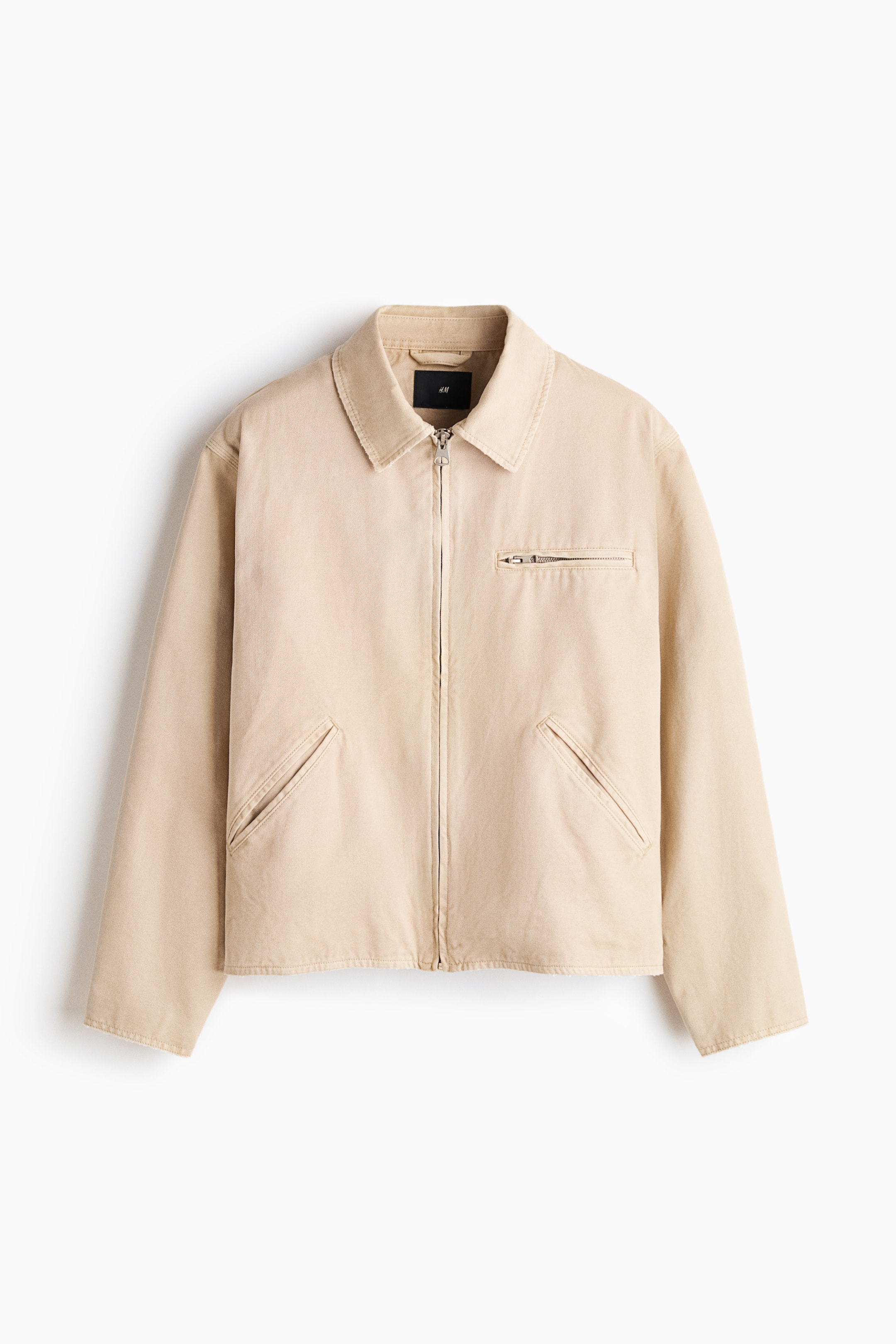 View larger image: Canvas jacket - Light beige - Men | H&M IN 1
