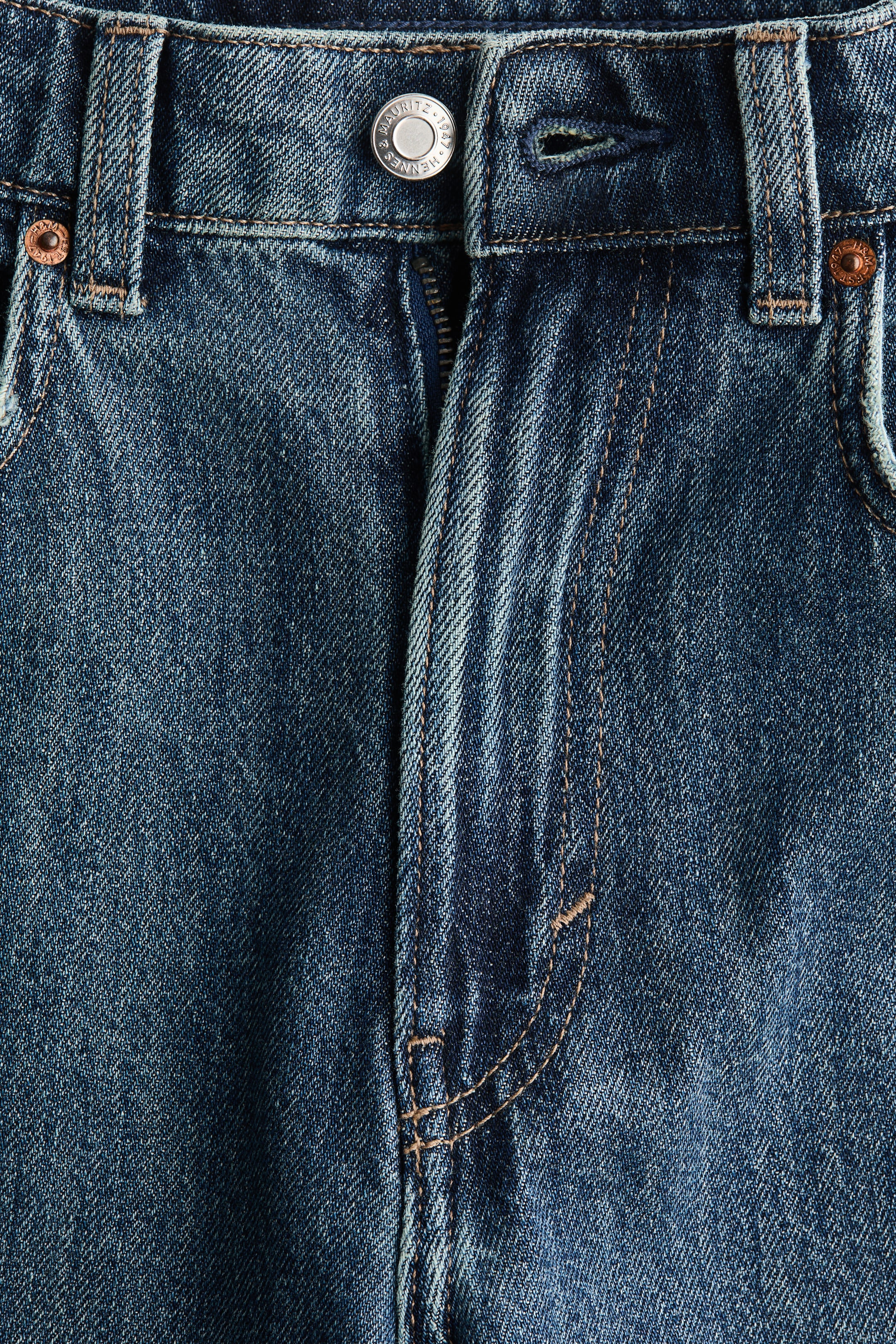 拡大画像を表示: Wide High Jeans - デニムブルー - レディース | H&M JP 2