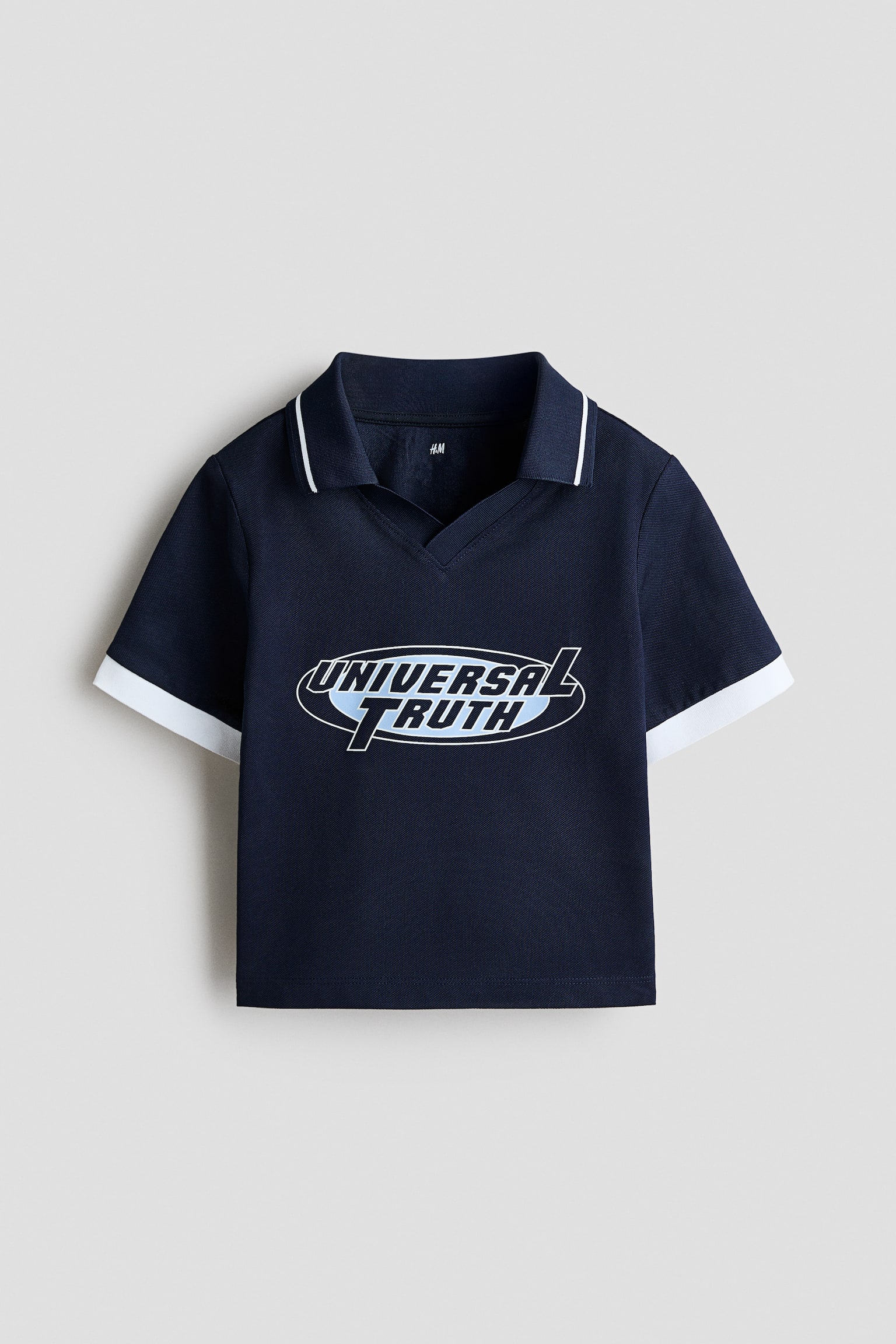 COOLMAX® Printed Polo Shirt - Navy blue/Universal Truth/White/Universal/Light blue/Team Sport - 1