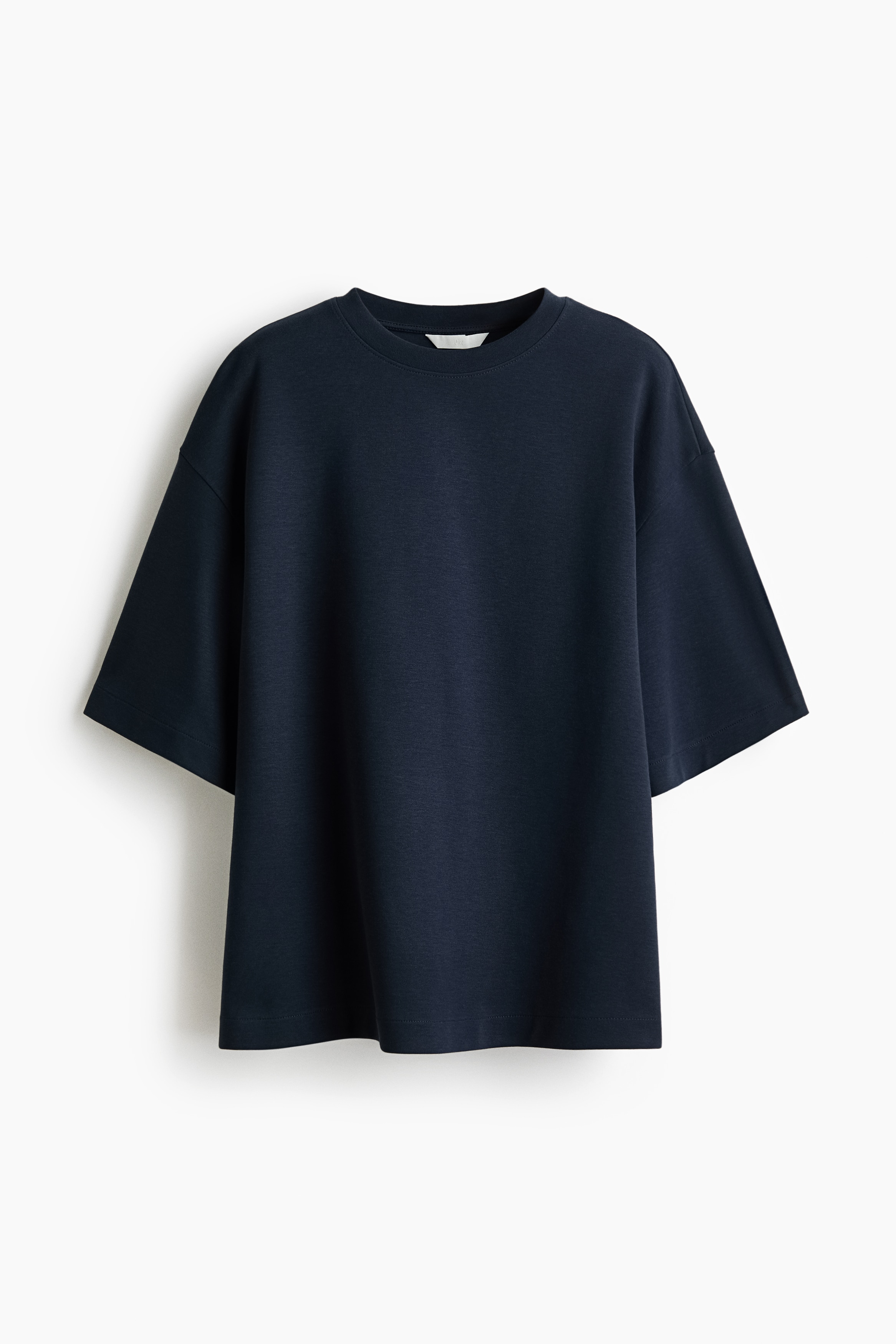 Interlock T-shirt - Dark blue/White