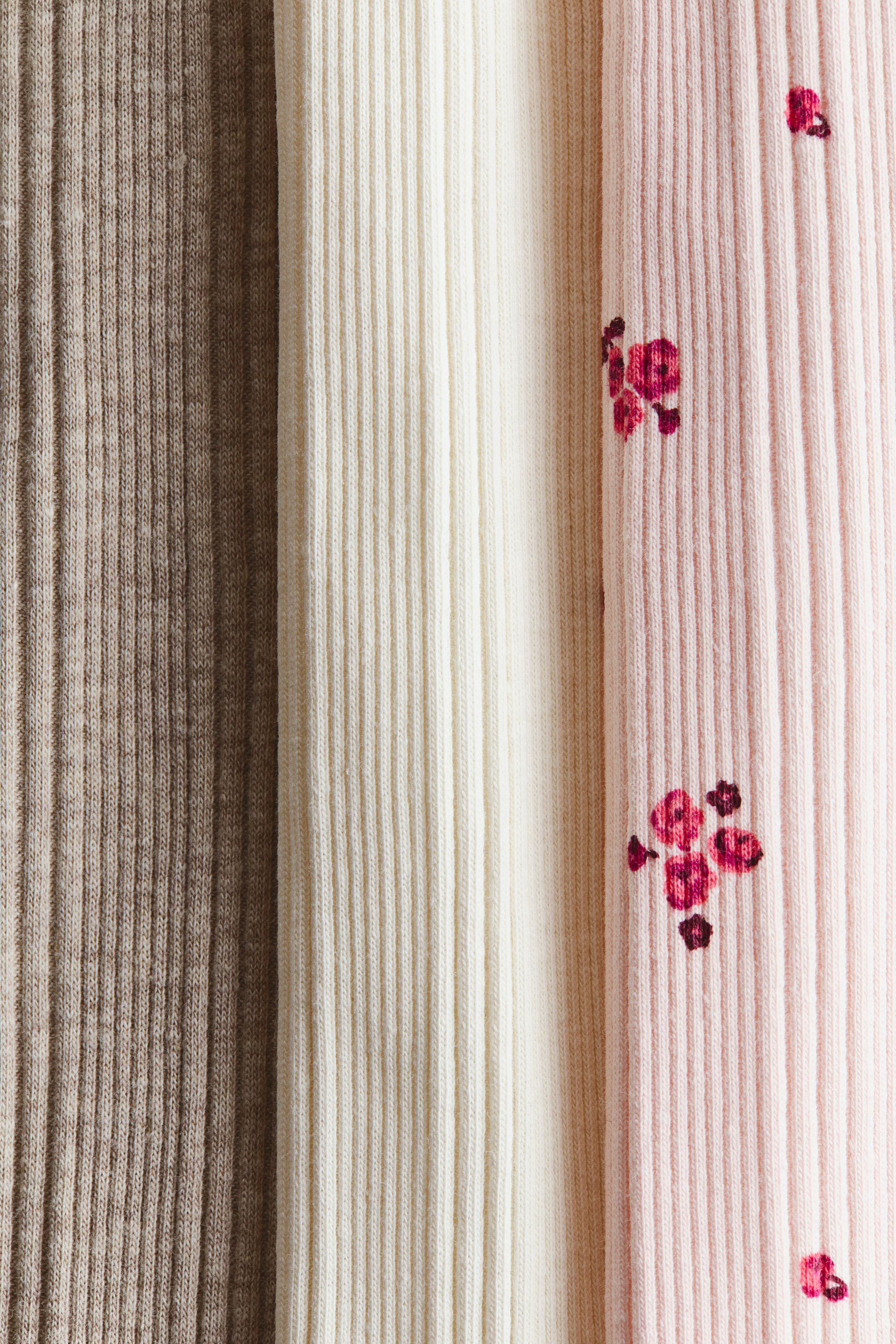 Детские леггинсы H&M 3-Pack Cotton Leggings — фото 2