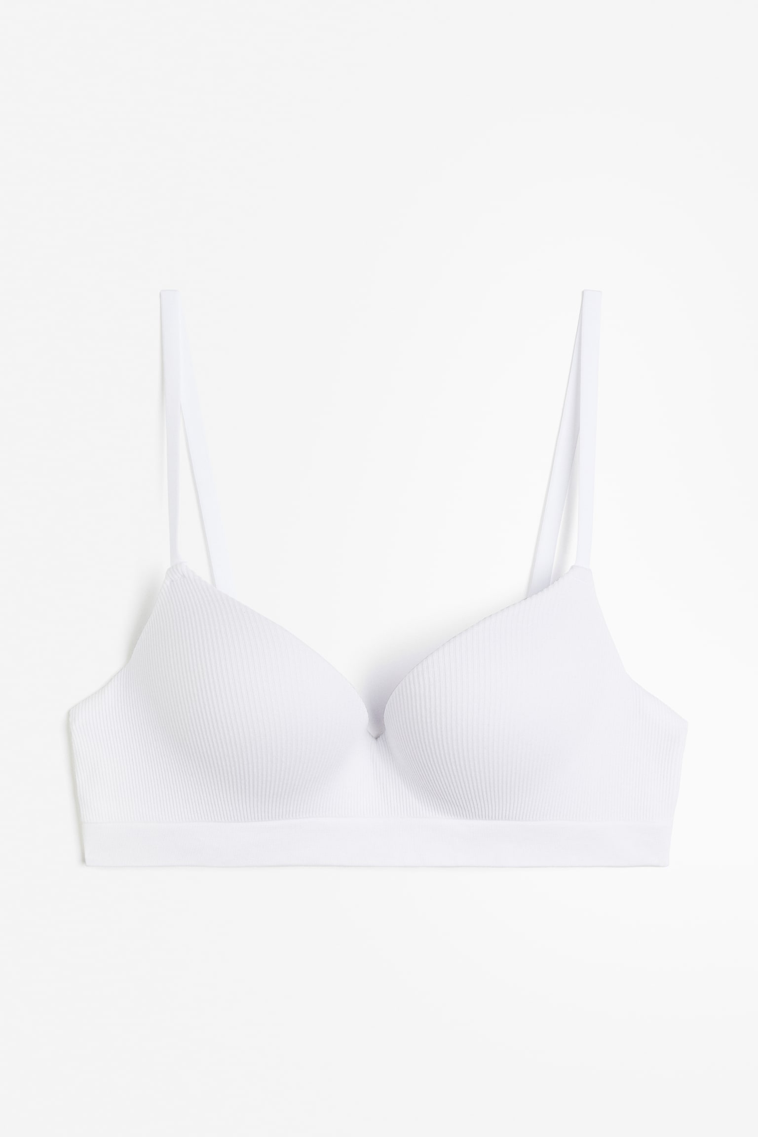 Seamless Super Push Up Bra - White/White - 1