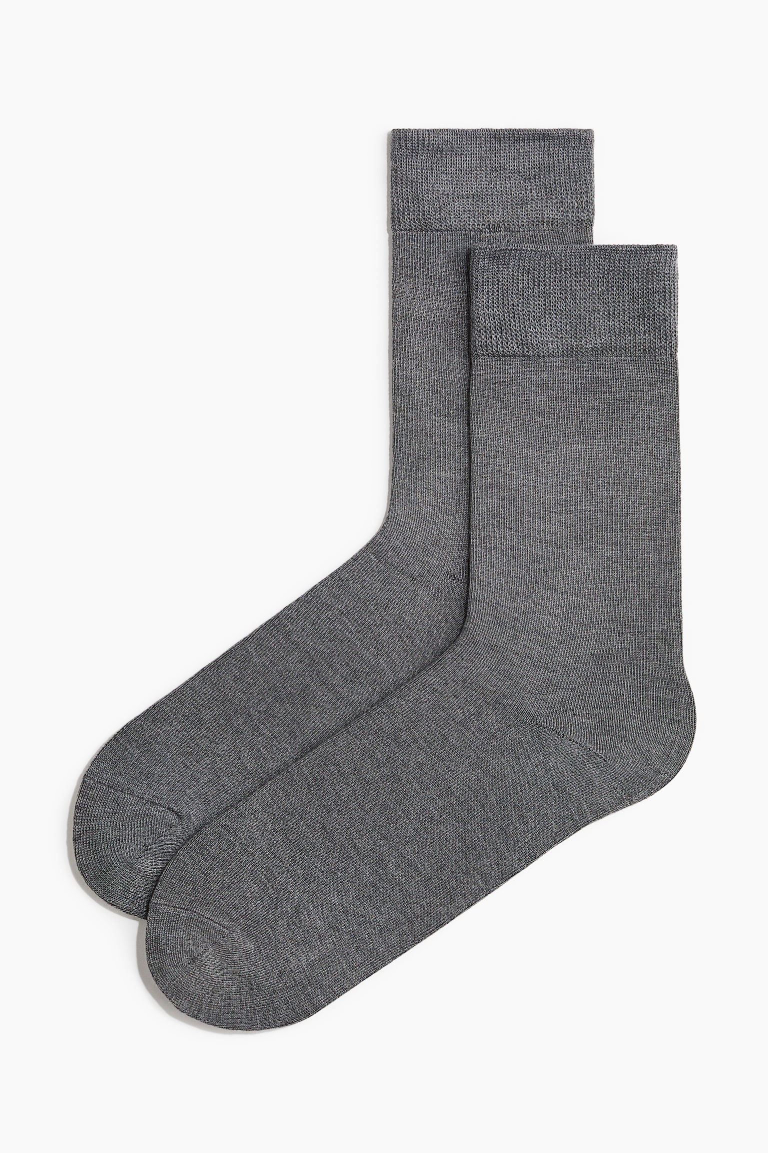 Bamboo-blend socks - Dark grey - 2