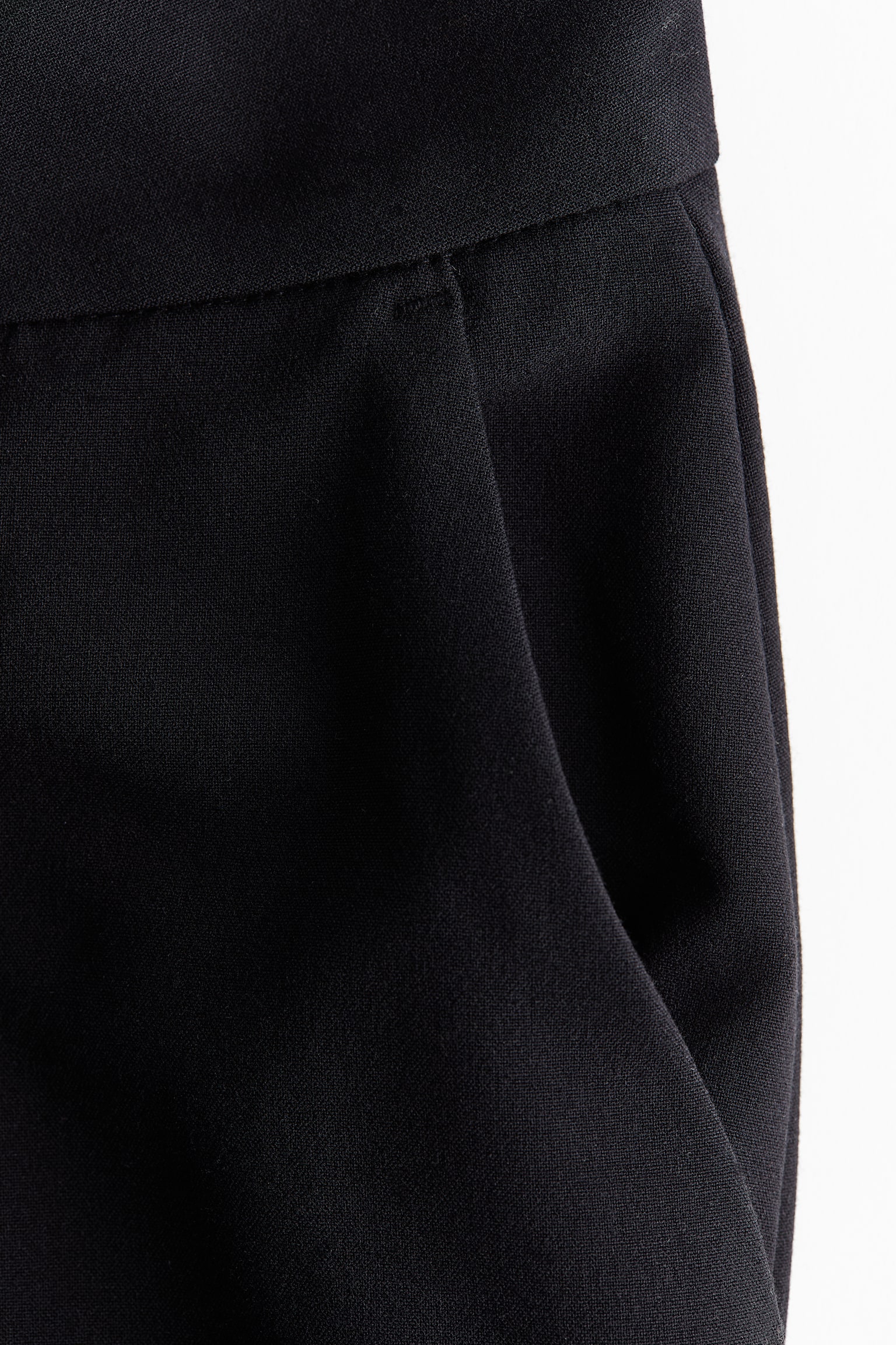 Женские брюки H&M Dressy Barrel-Leg, цвет: Чёрный — фото 6