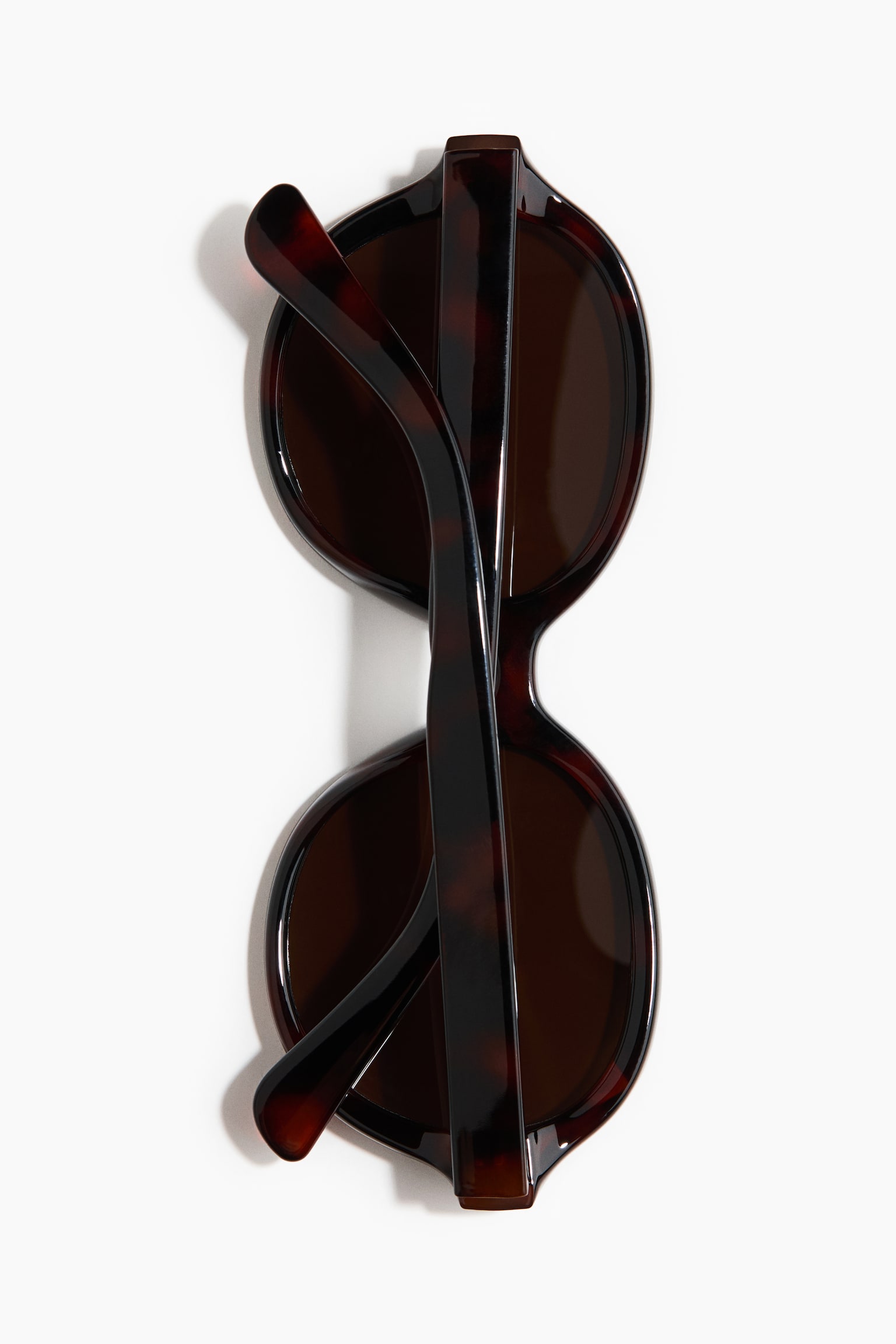Round sunglasses - Dark brown - 2