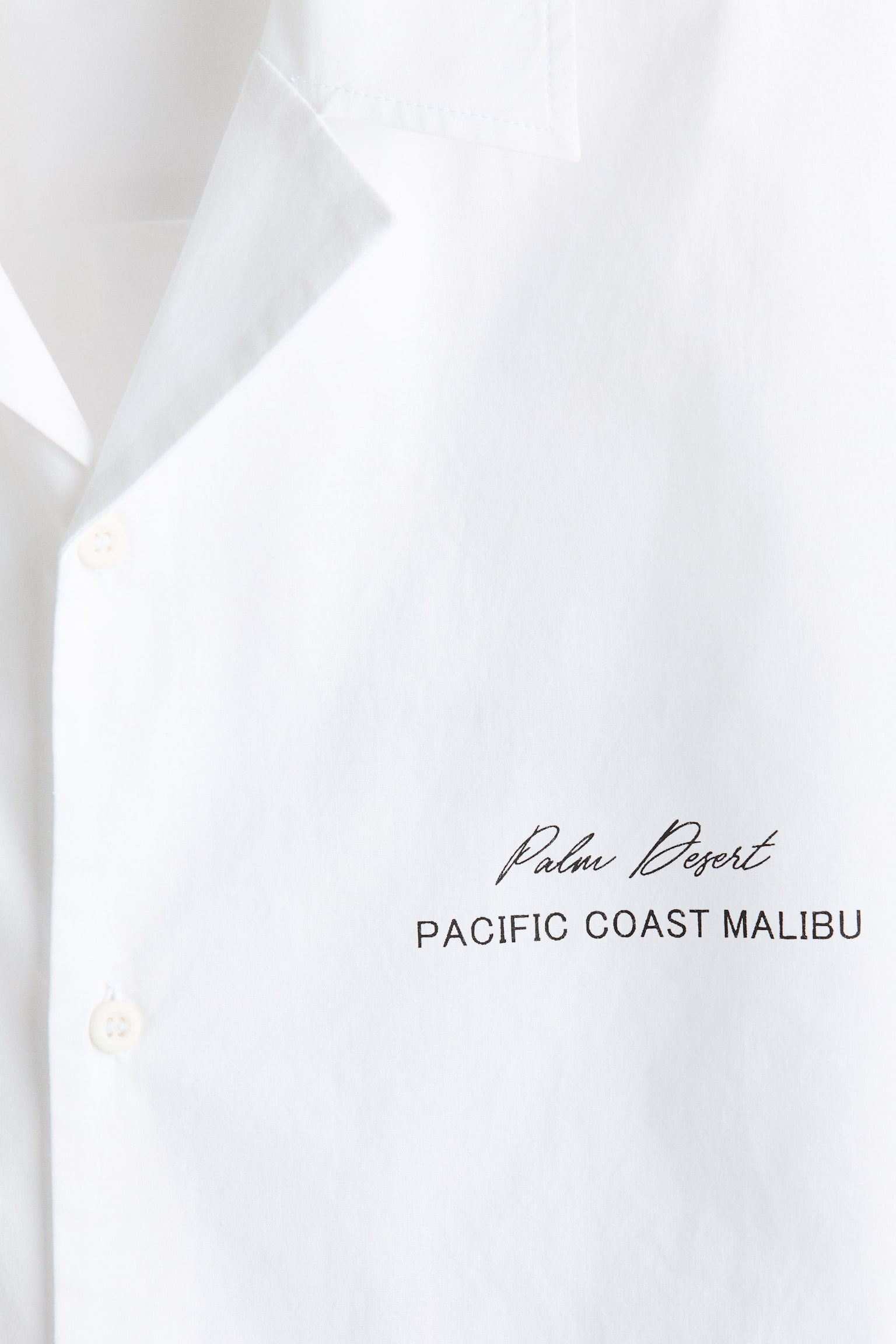 Relaxed Fit Printed resort shirt - White/Palm Desert/Black/Palm Desert - 8