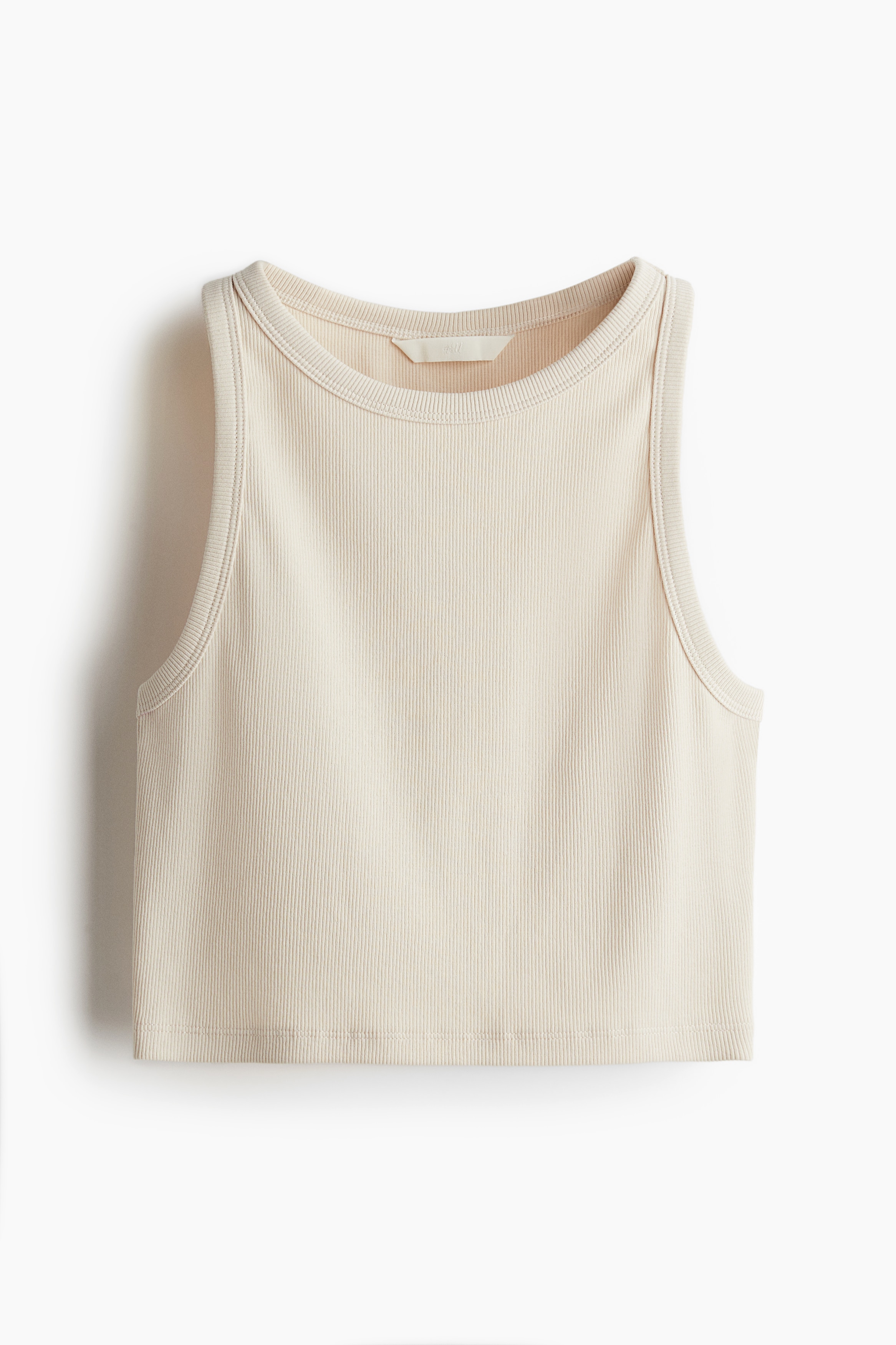 トップス KISHIDAMIKI tec cropped top beige Beige Seamless Crop Top Online Shopping | OXXOSHOP