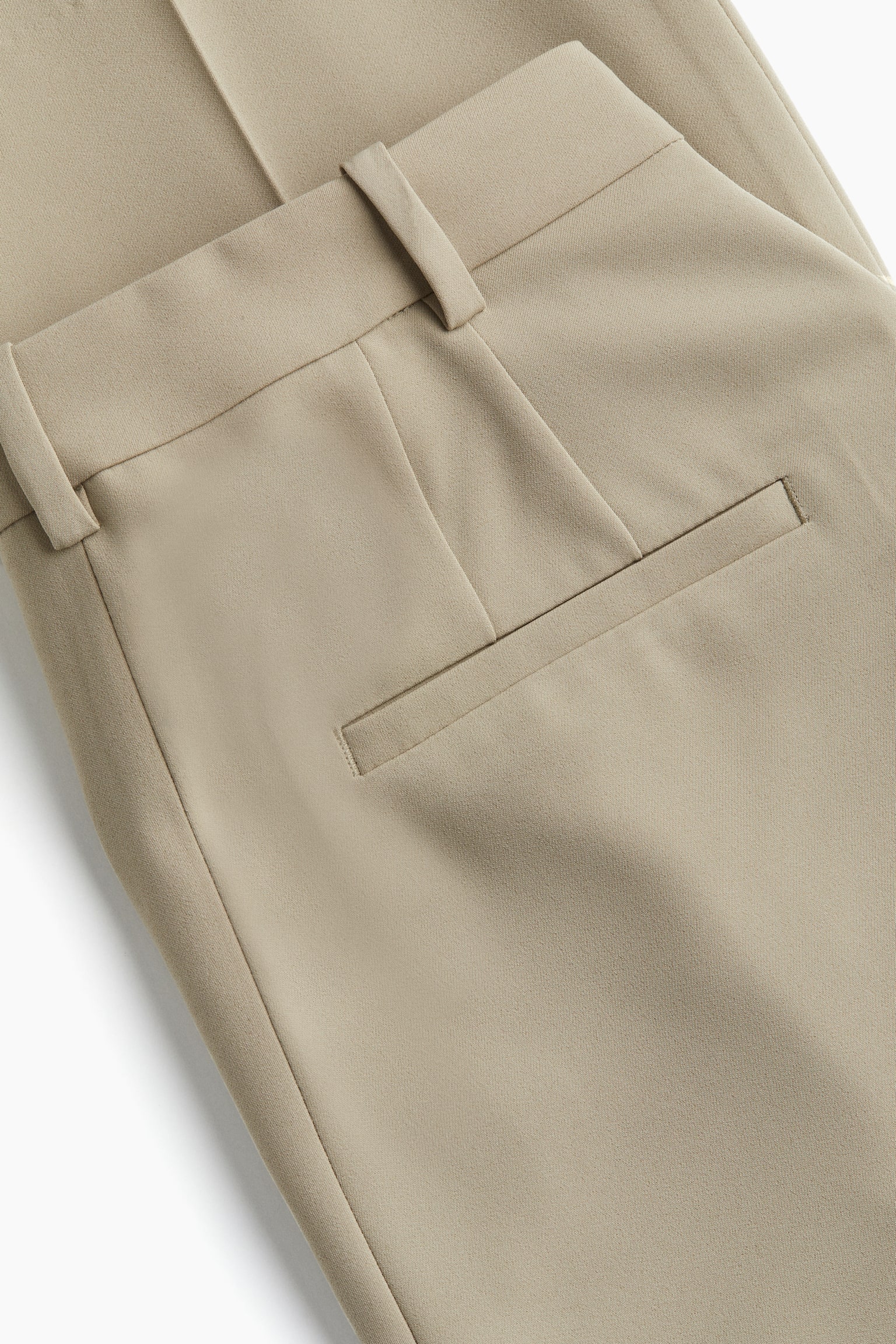 Wide Crease Leg Pants - Beige/Black/Dusty blue/Light beige - 6