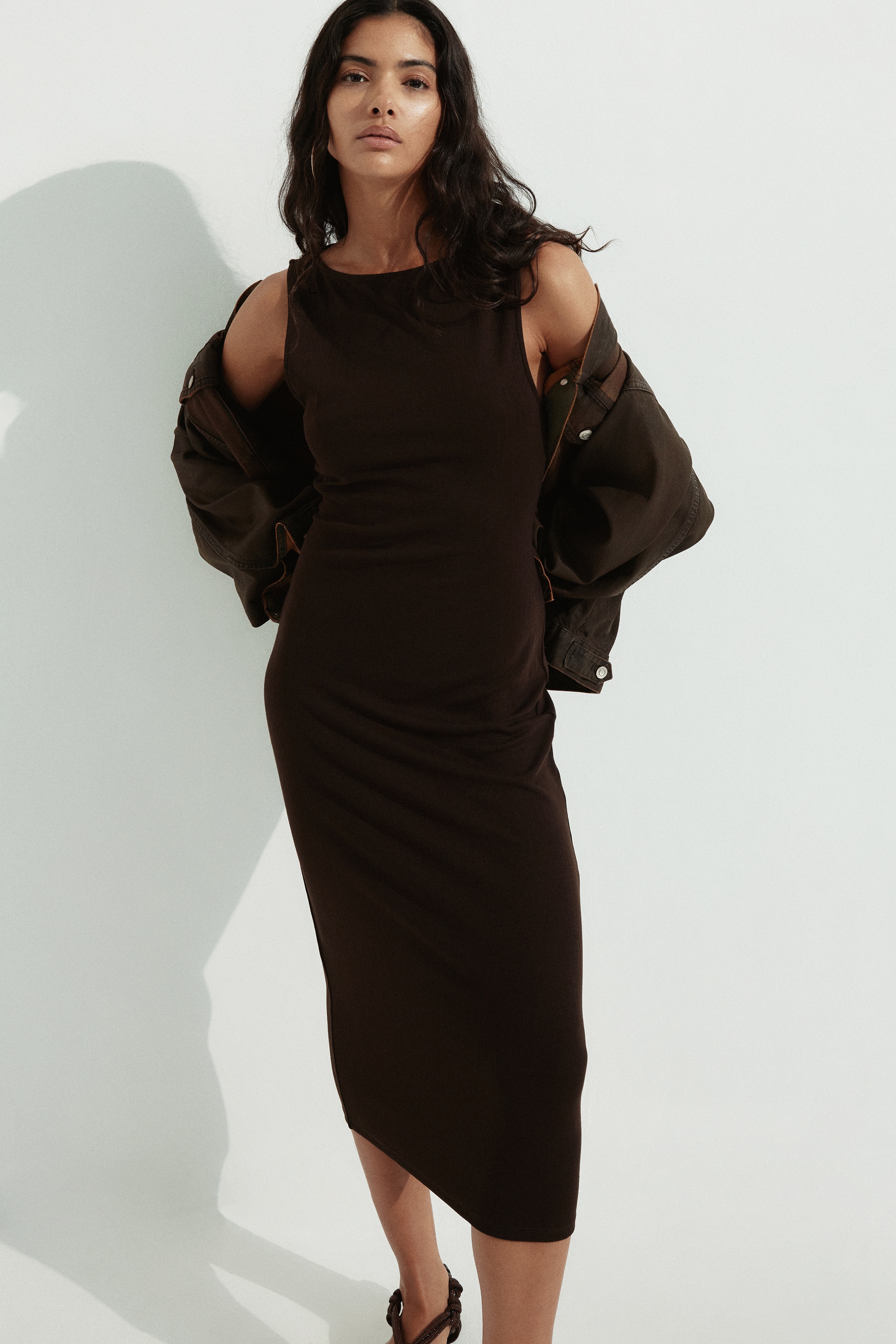 knee length slim fit dress Slim Fit Knee-Length Skirt – Kindred New York main image 1
