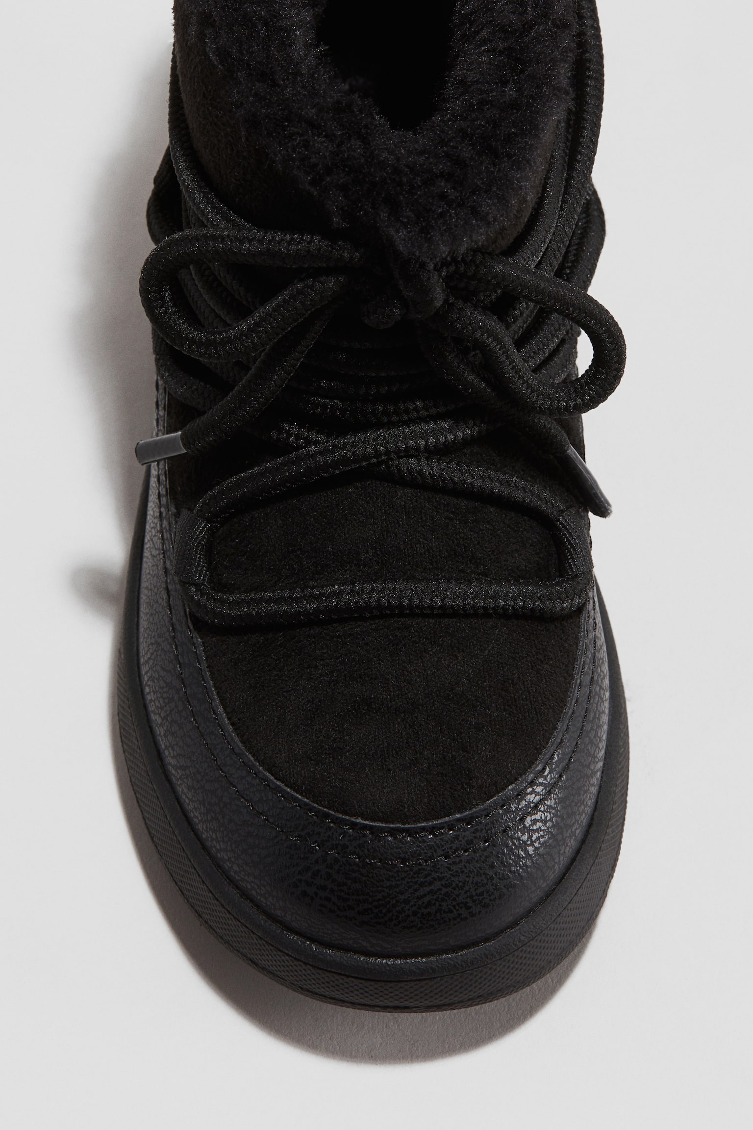 Warm-lined snow boots - Black/Brown/Pink/Beige - 2