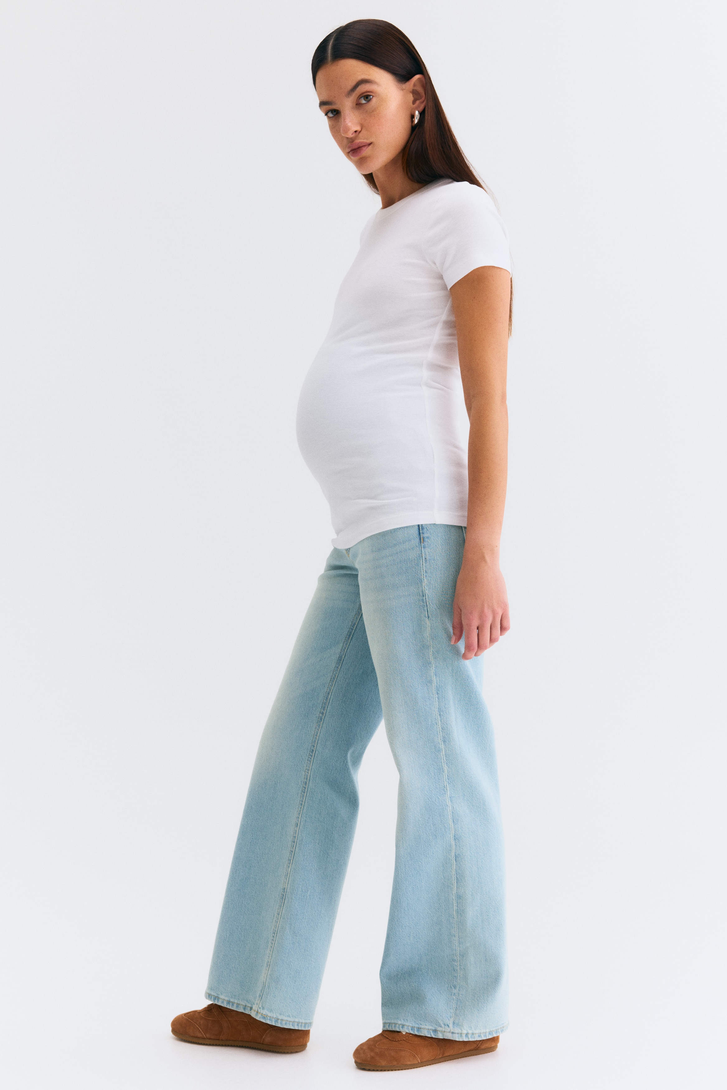 MAMA Straight jeans - 淺丹寧藍/黑色/深丹寧灰