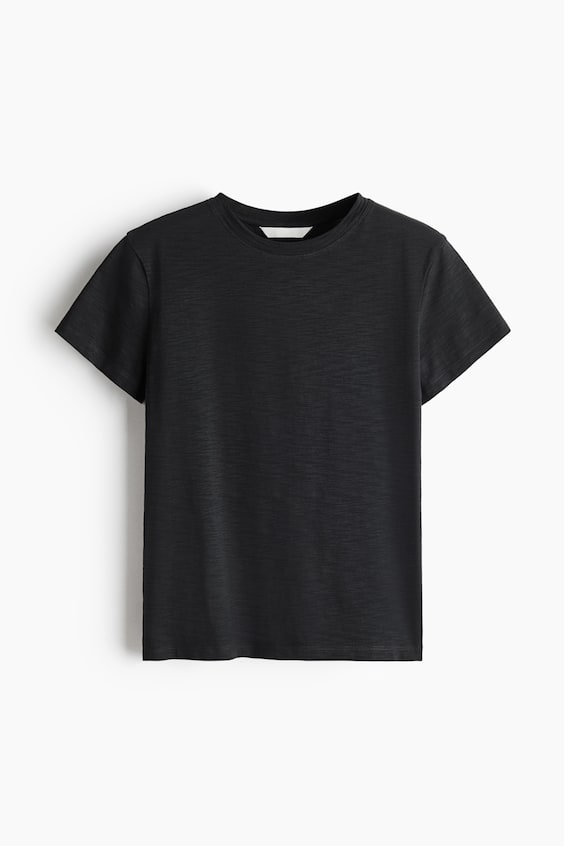 Женские футболки H&M Fitted T-Shirt