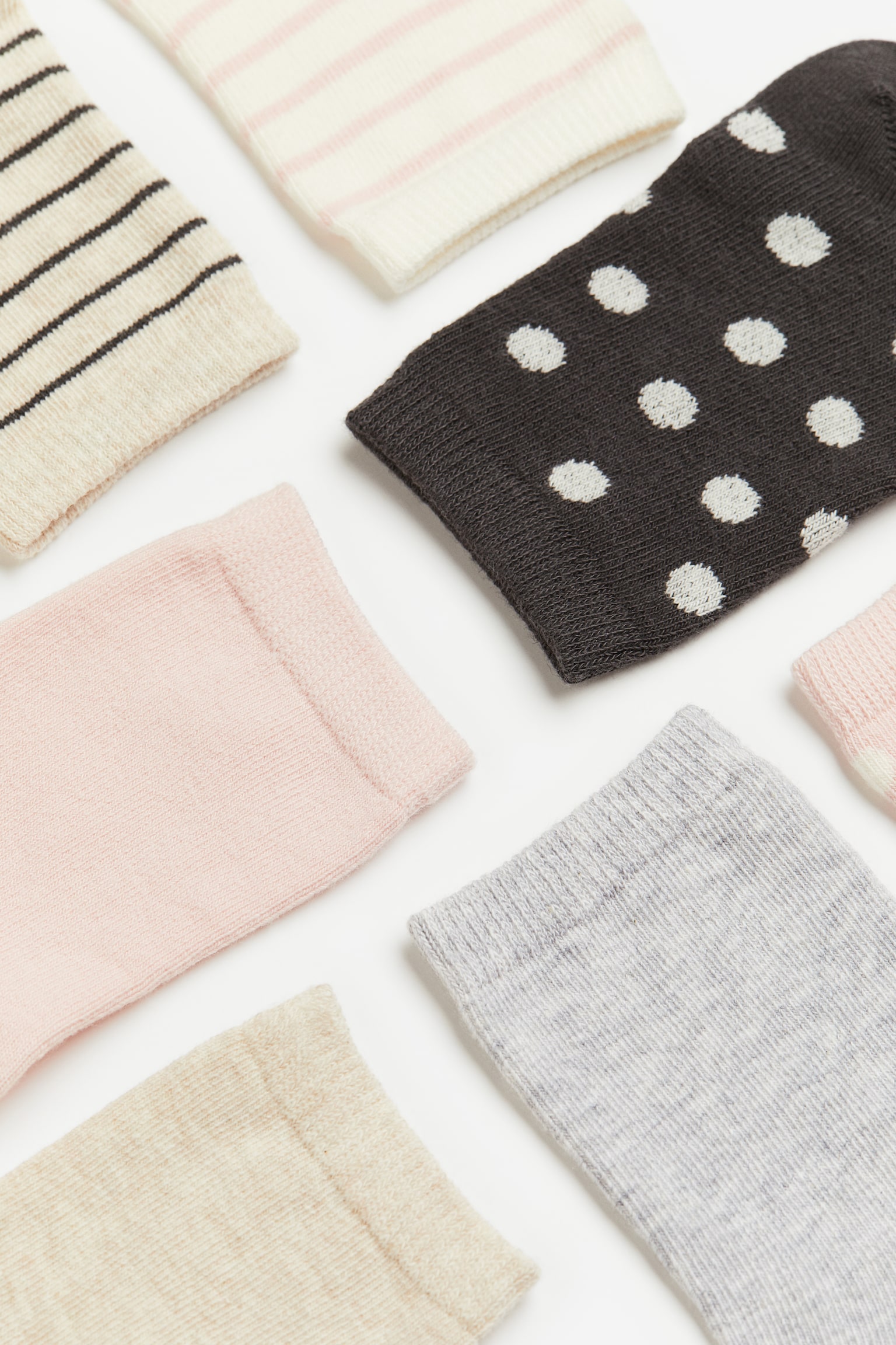 Bộ 10 đôi tất - Màu be nhạt/Hồng nhạt - 2
