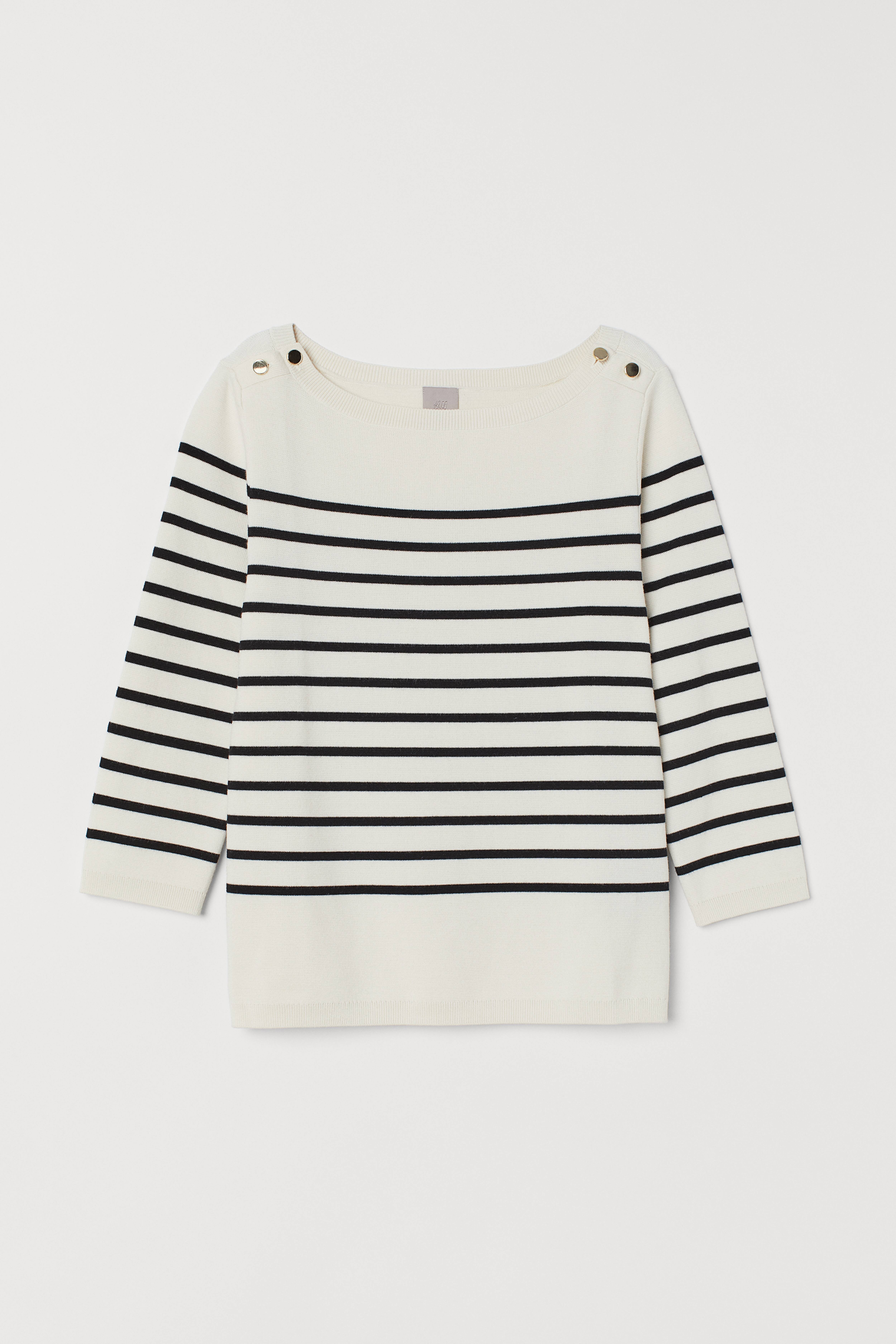 H&M boat shops neck sweater