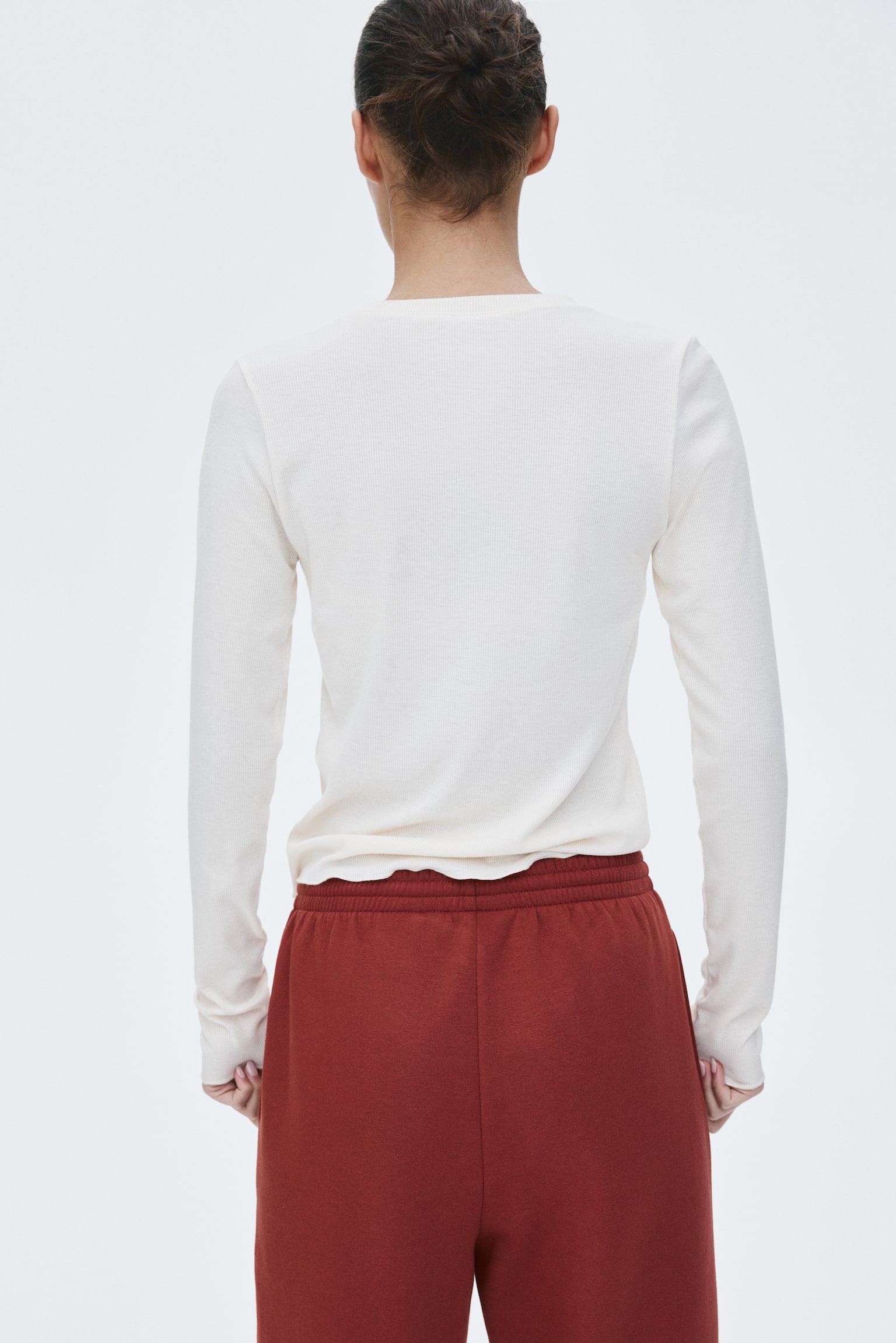 Sweatpants - Dark red/Light turquoise/Grey marl/Navy blue/Light grey marl/Navy blue/Cream/Burgundy/Black/Dark brown/Khaki green - 6