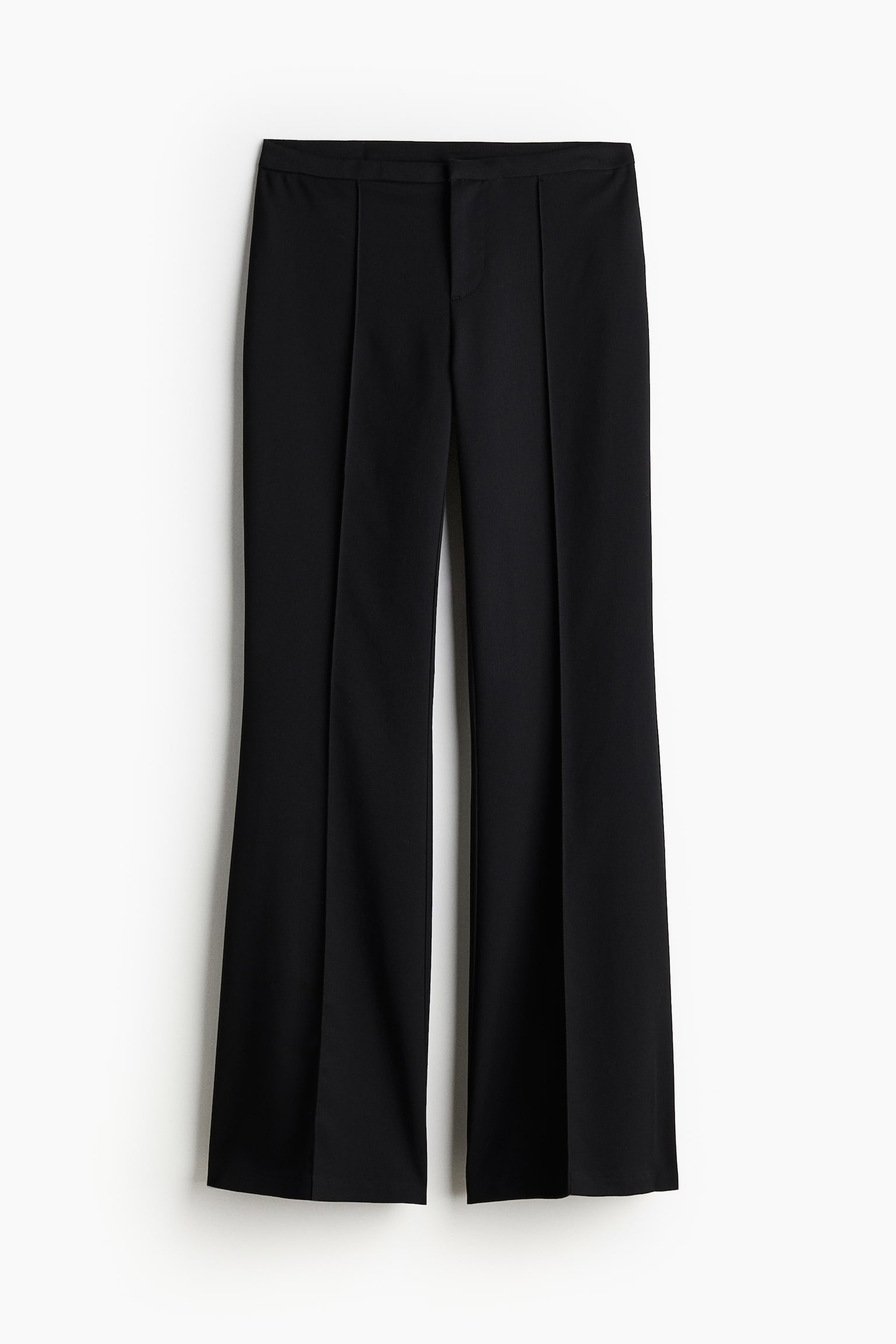 Flared tailored trousers - Black/Navy blue/Grey marl - 2