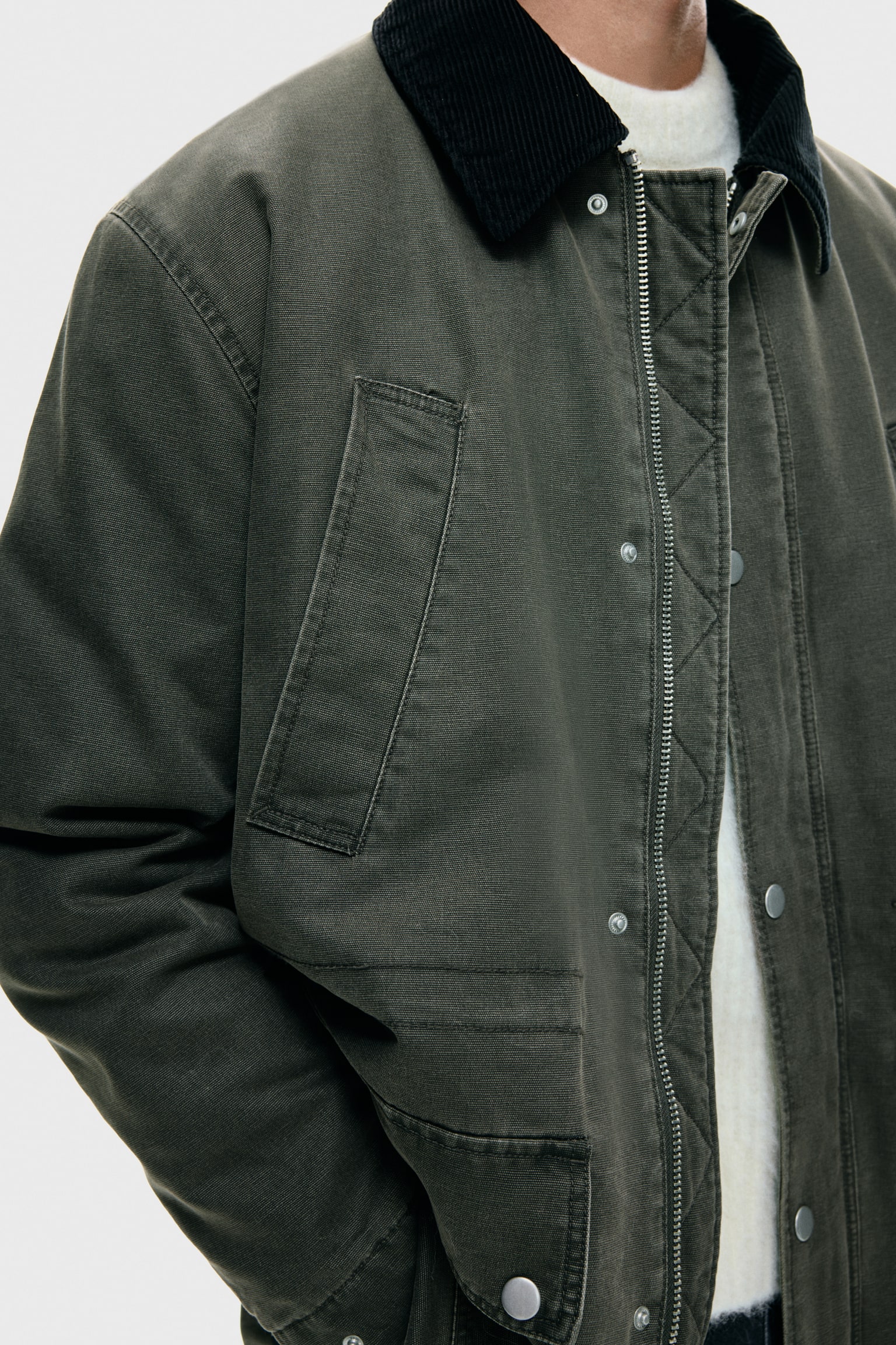 Padded parka - Brown - 5