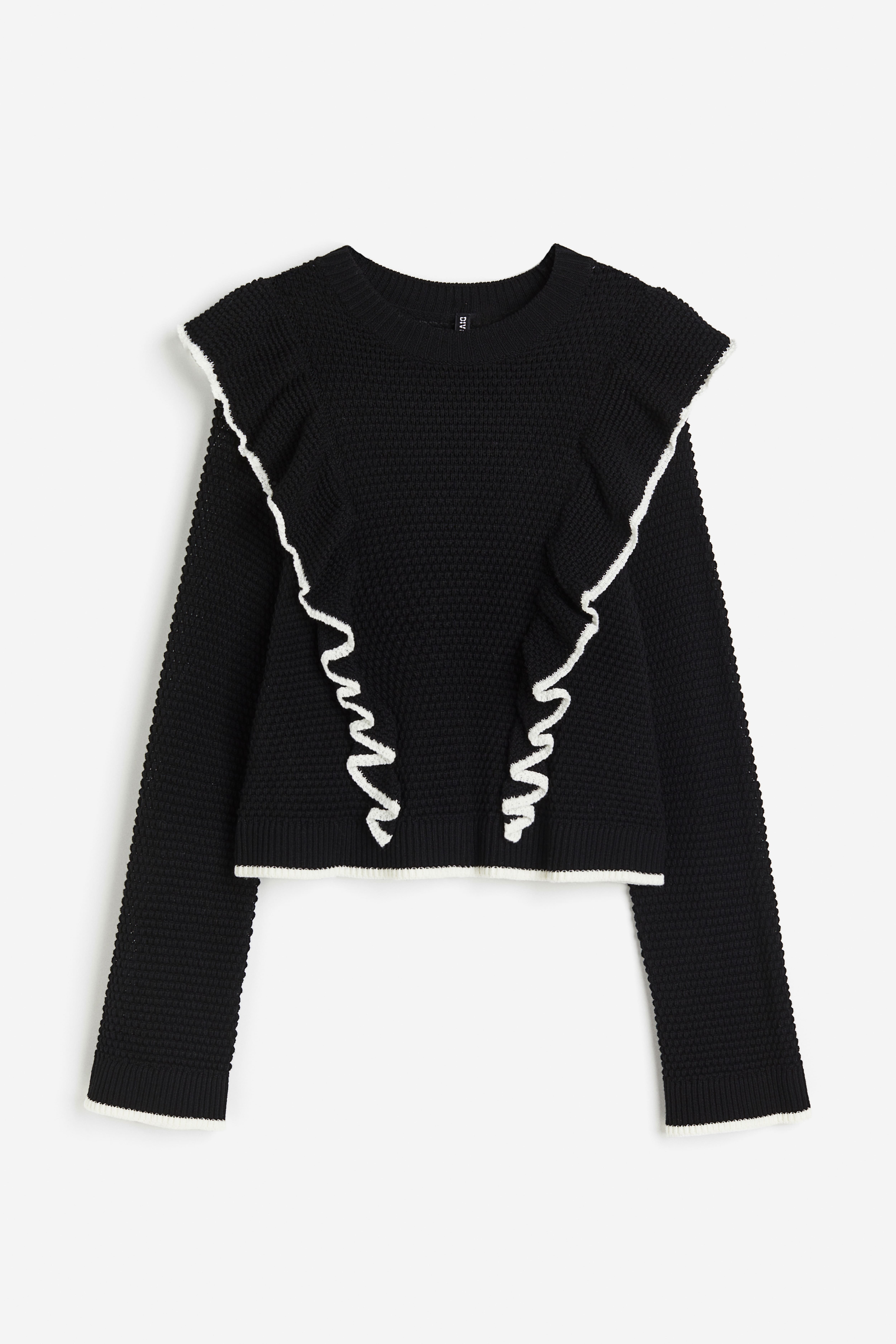 NWT THE GREAT THE hotsell RUFFLE SWEATSHIRT in Almost Black Size 0