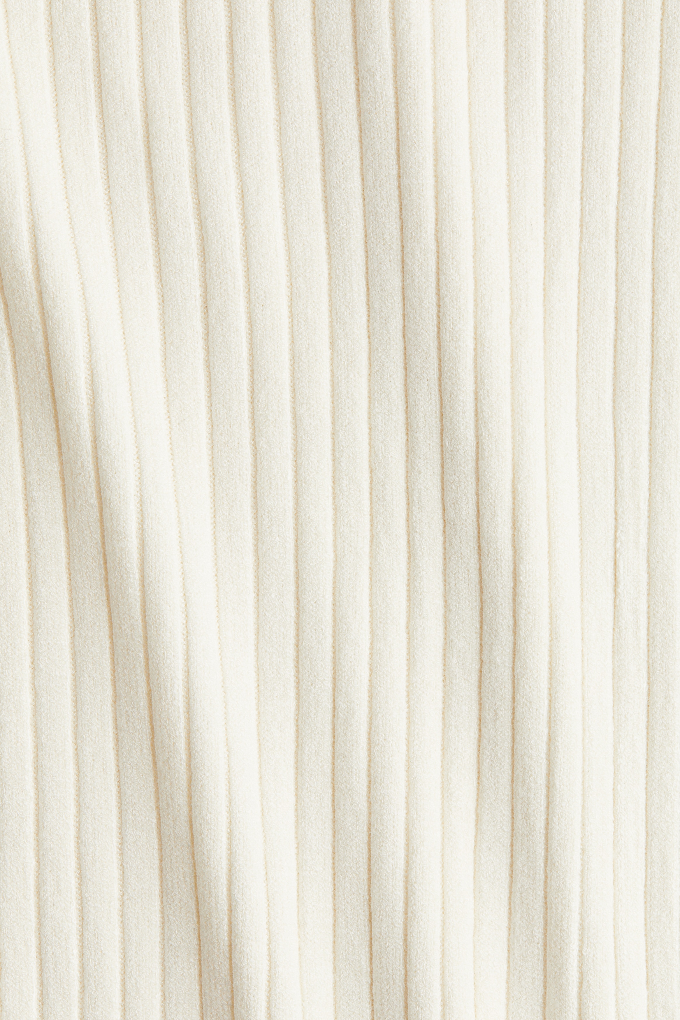 Rib-knit trousers