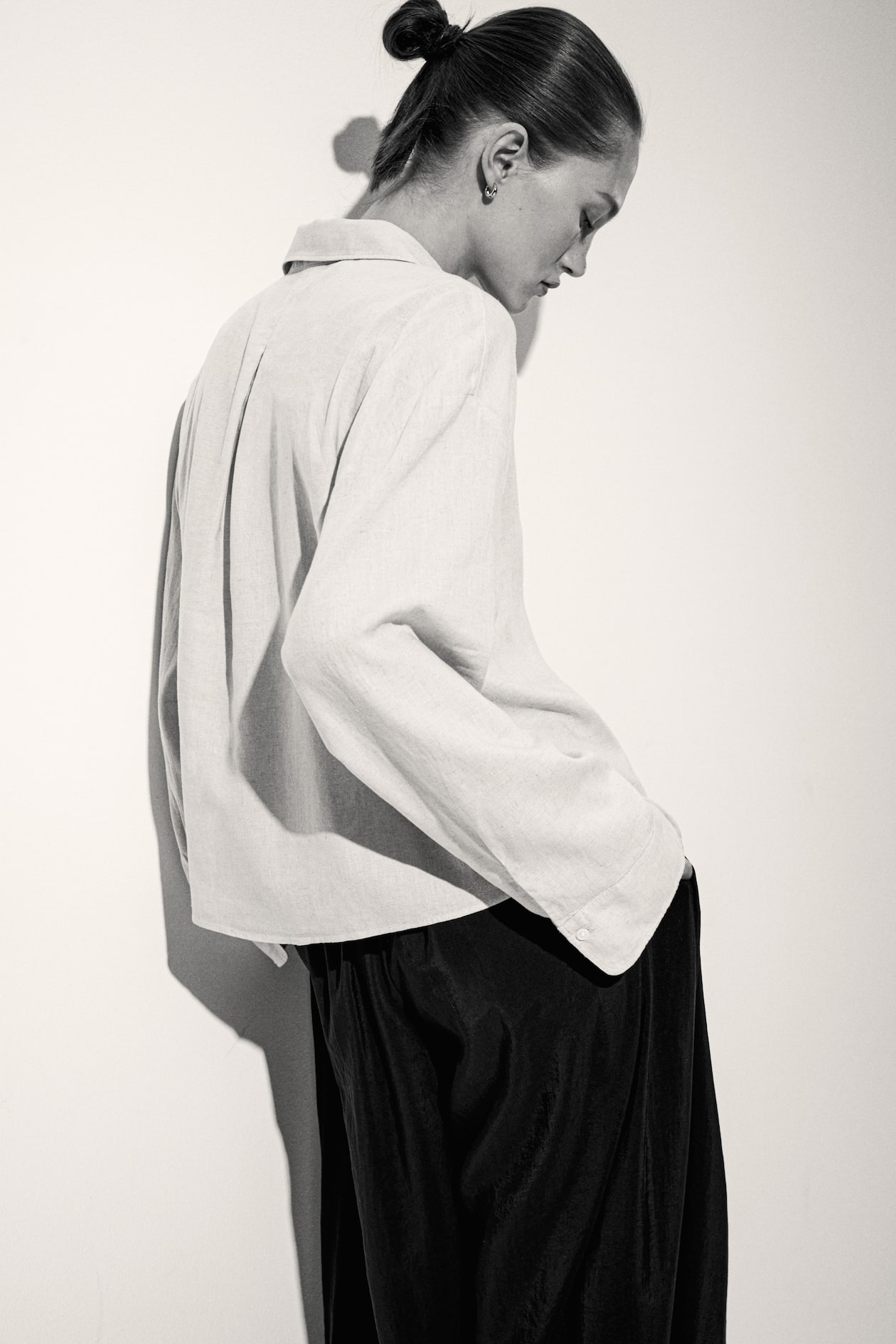 Linen-Blend Shirt - image 4