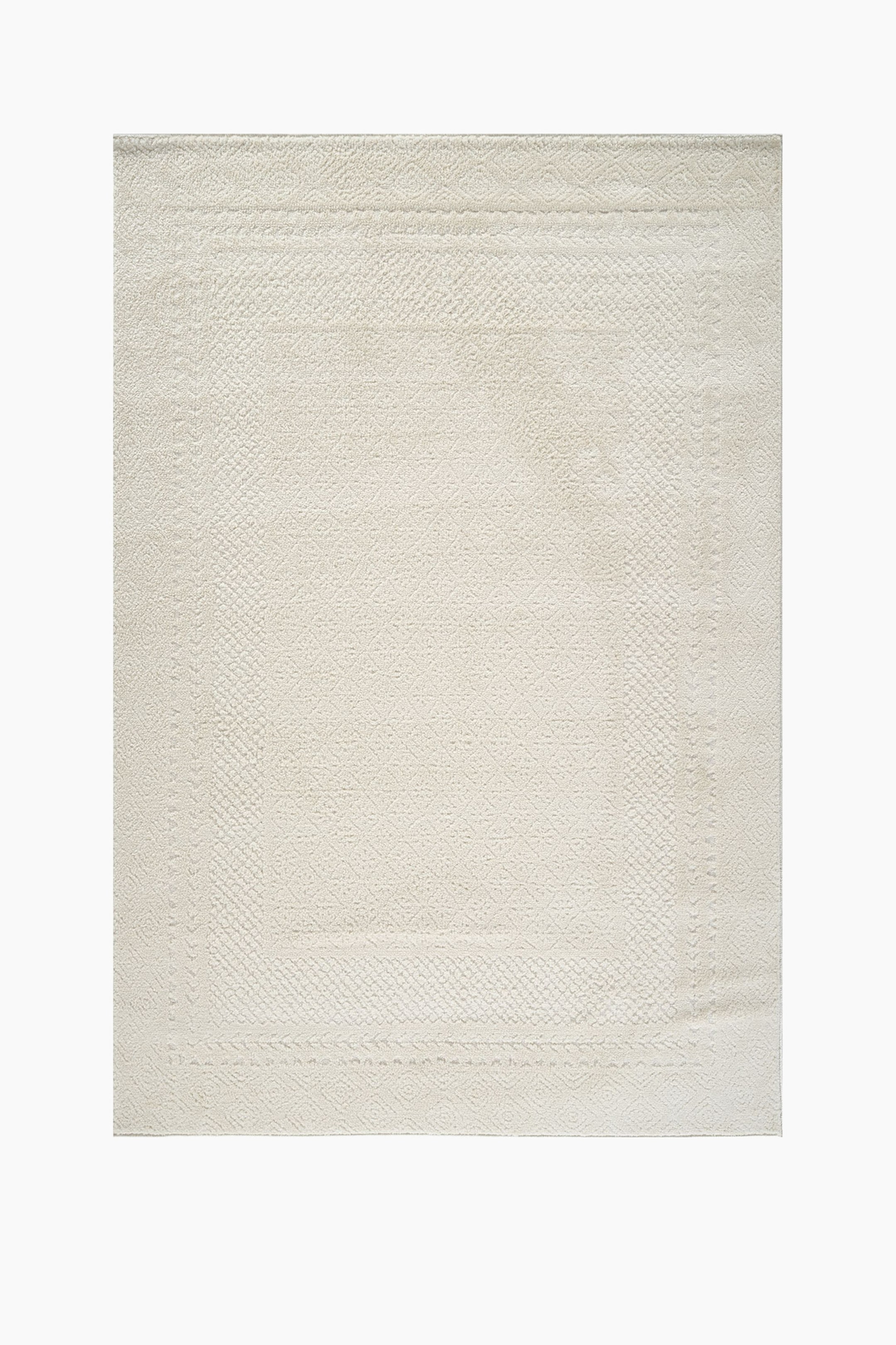 View larger image: Scandi Modern High Pile Area Rug - Ivory - Livabliss - Home All | H&M GB 2