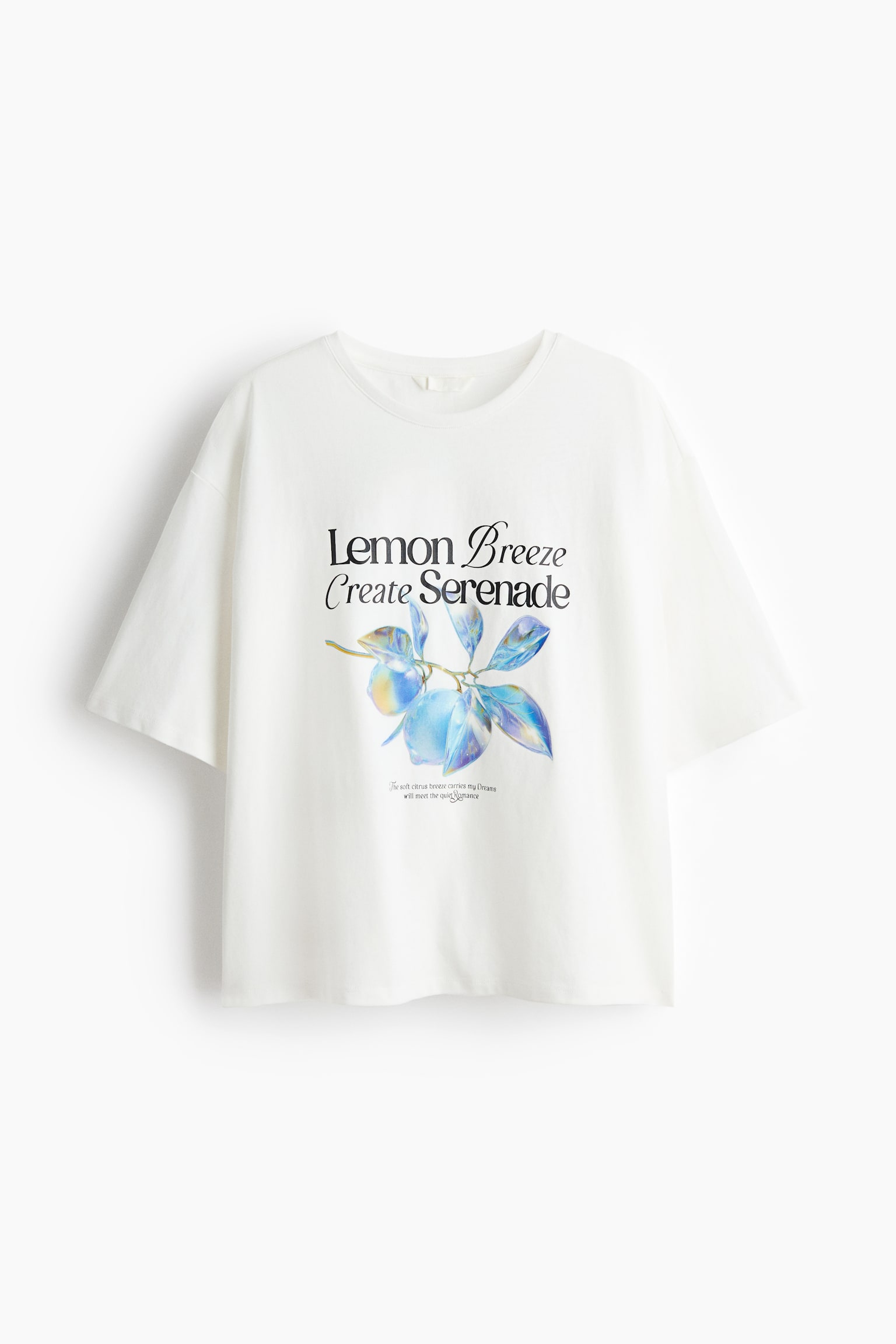 プリント コットンTシャツ - クリーム／リーフ/ブラック／Fresh Core/ライトグレーメランジ／ドラゴンフルーツ
