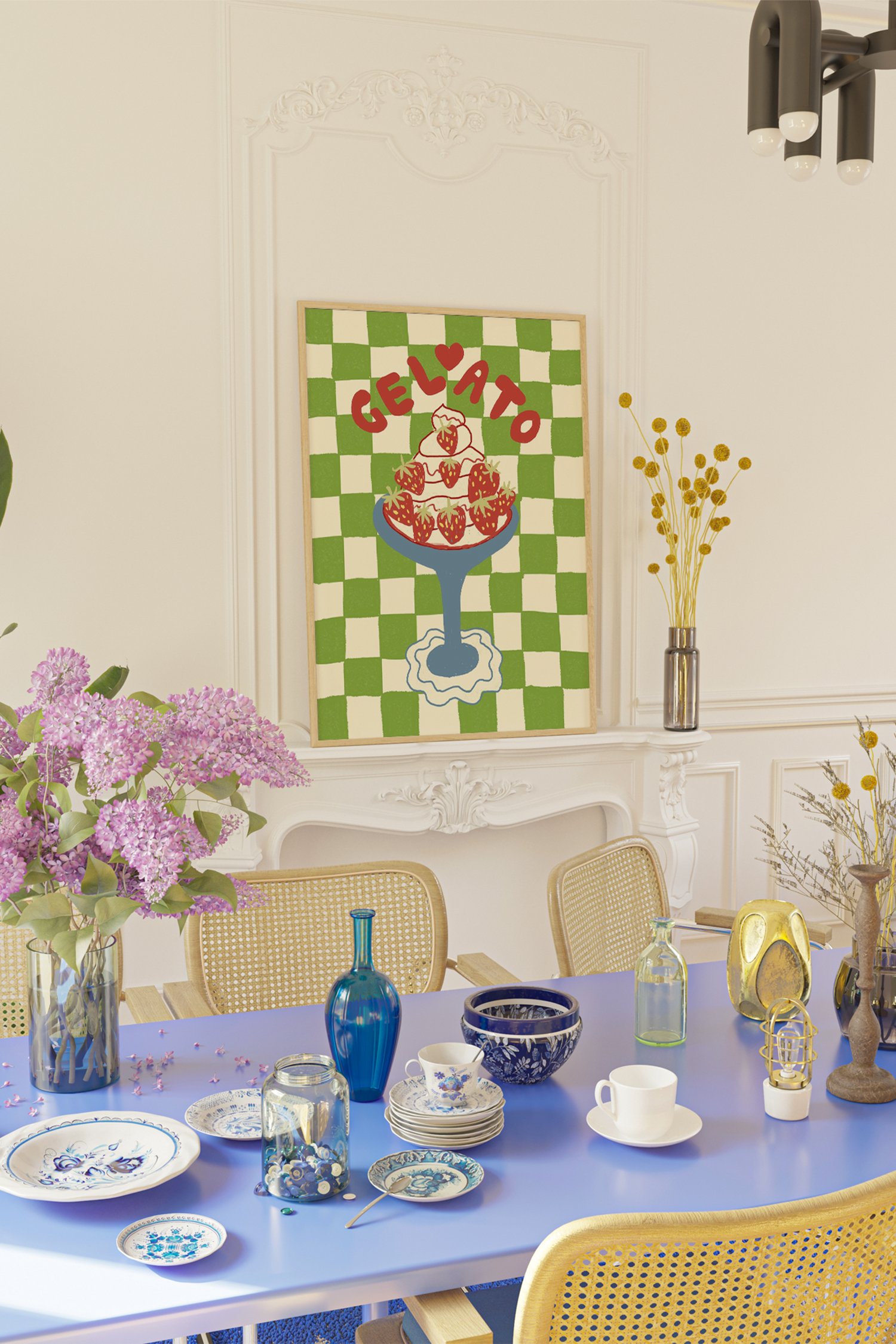 Studio Dolci - Gelato - Vert / Rouge