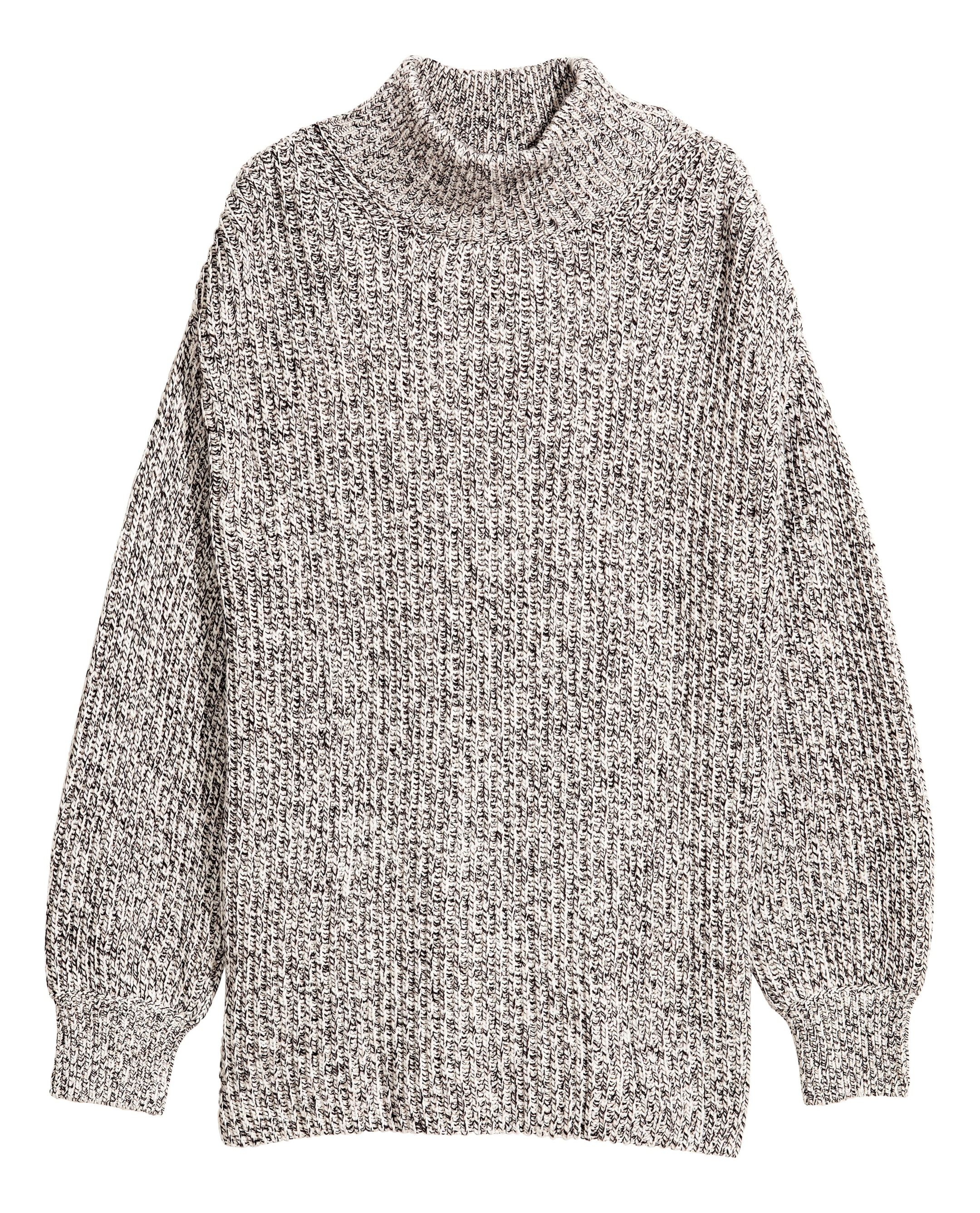 View larger image: Ribbed jumper - Natural white/Black marl - Ladies | H&M GB 1