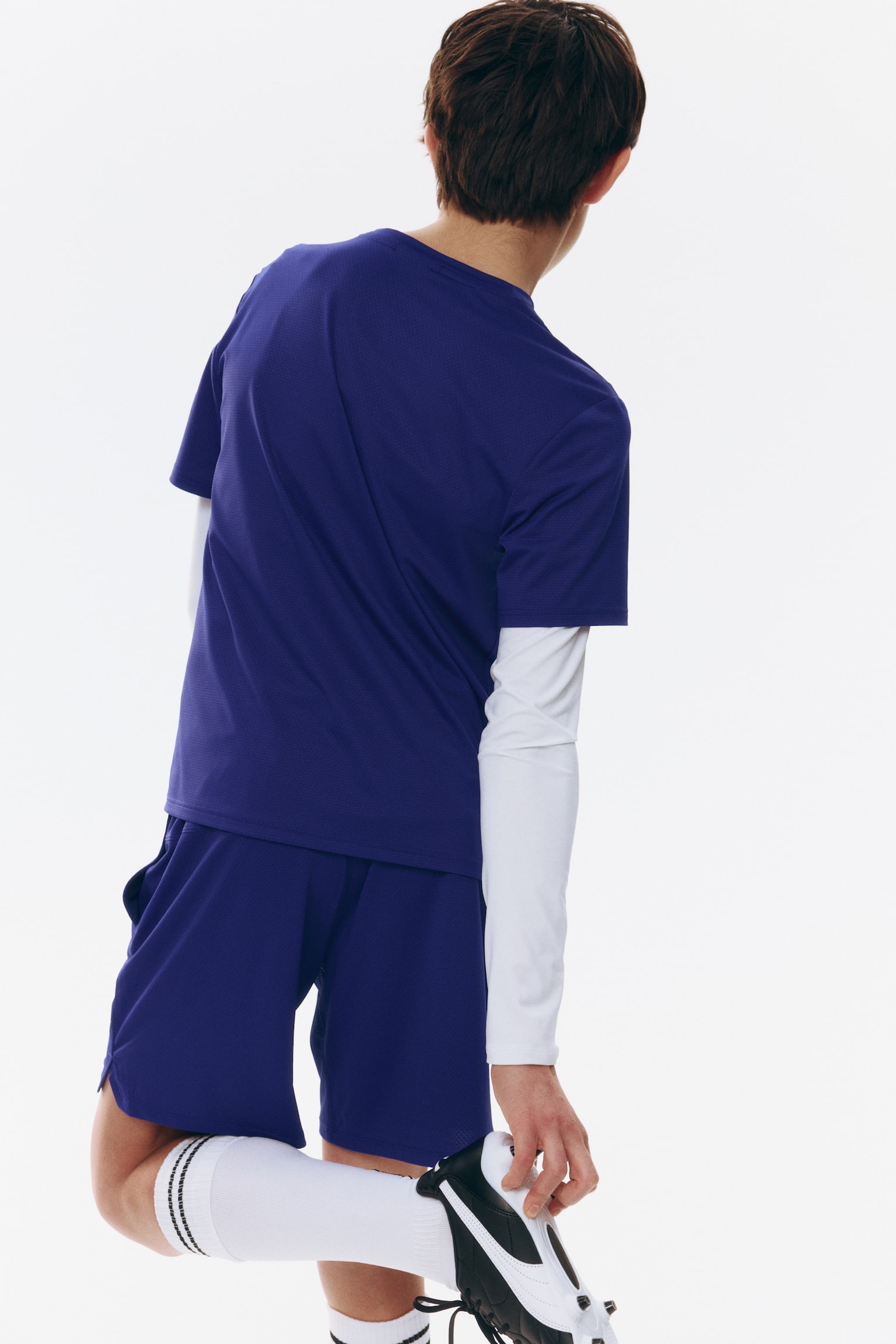 Sportovní šortky DryMove™ - Jasně modrá/Zelenomodrá/Černá - 3