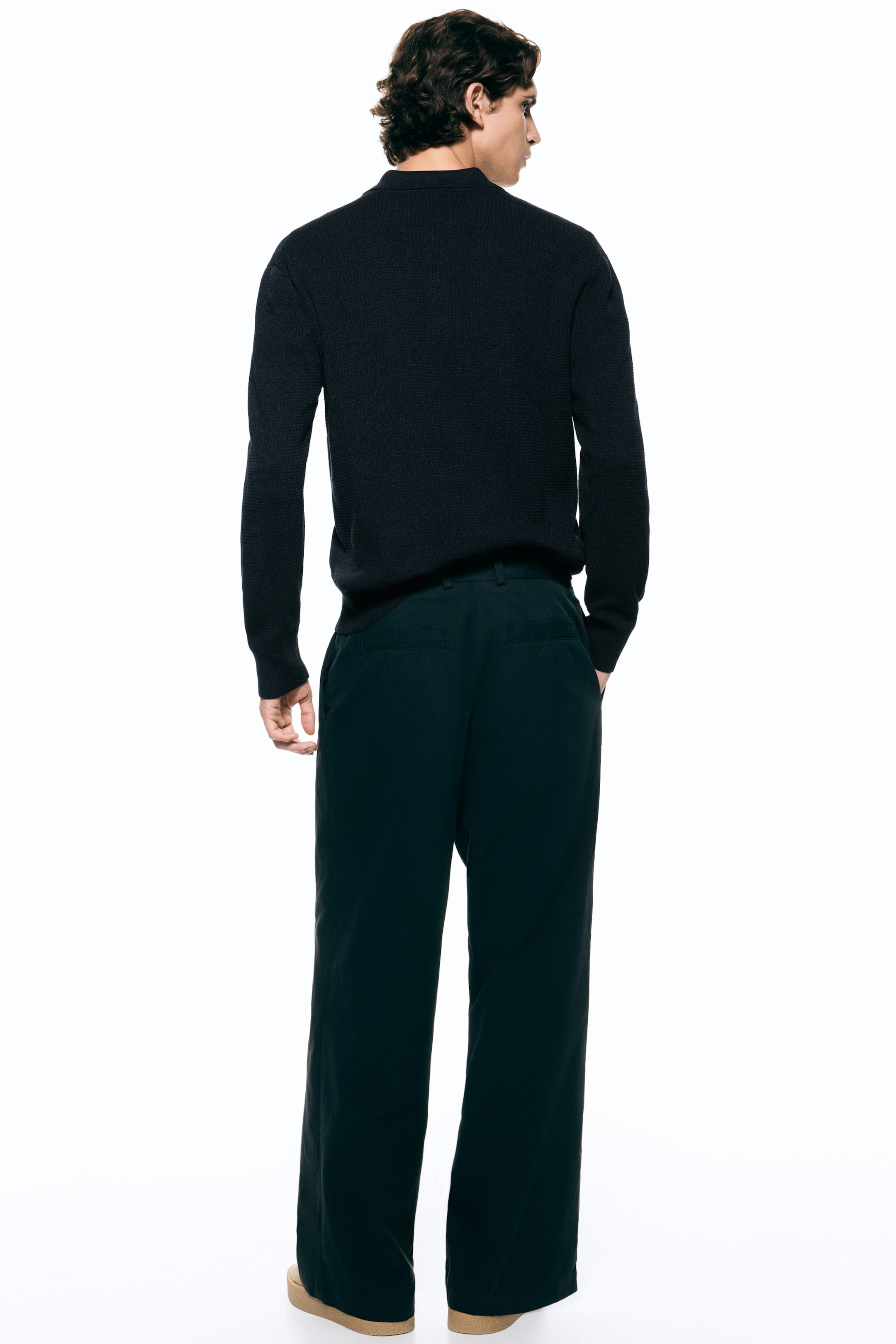 View larger image: Regular Fit Polo shirt - Dark blue - Men | H&M IN 5