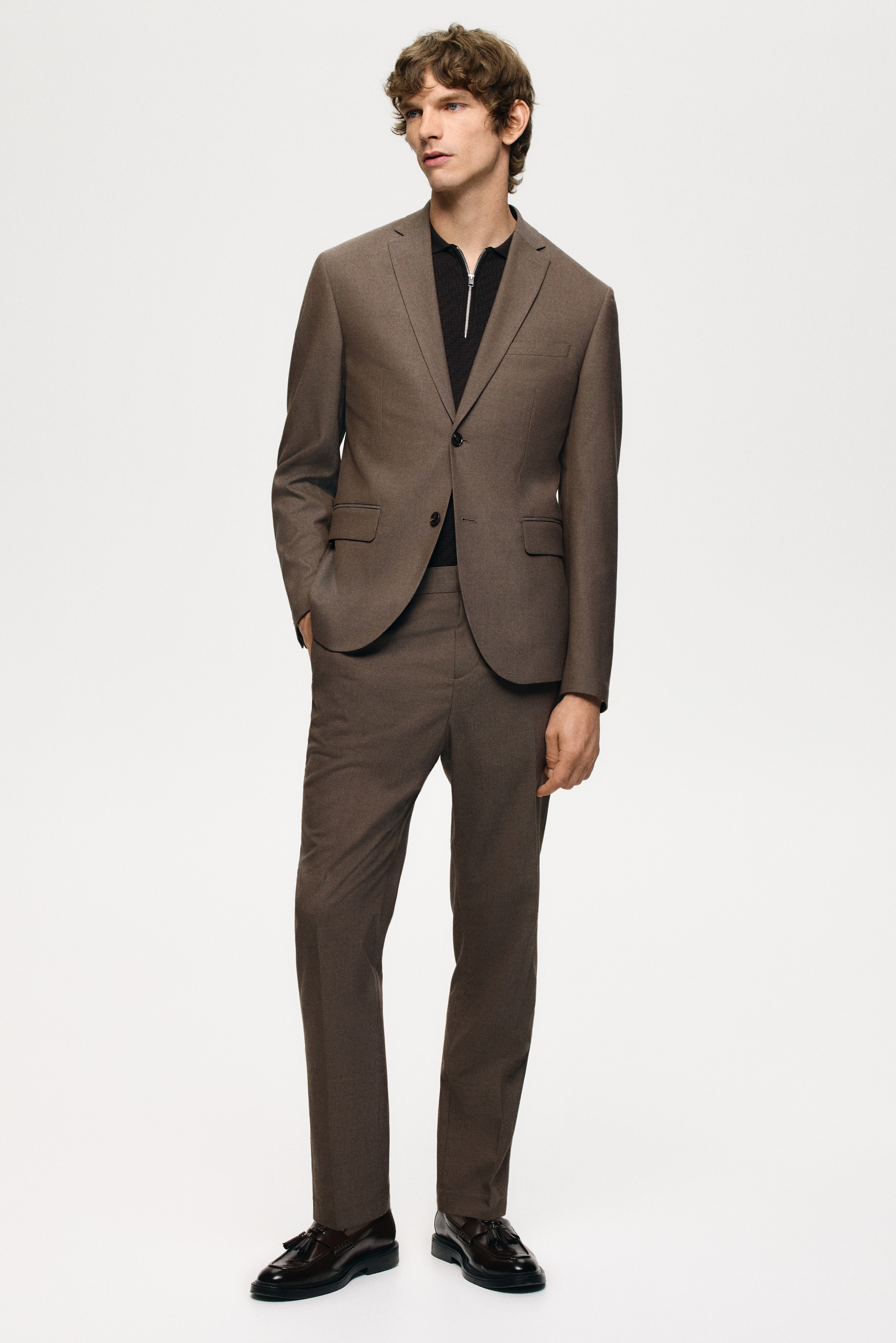 Slim Fit Single-breasted jacket