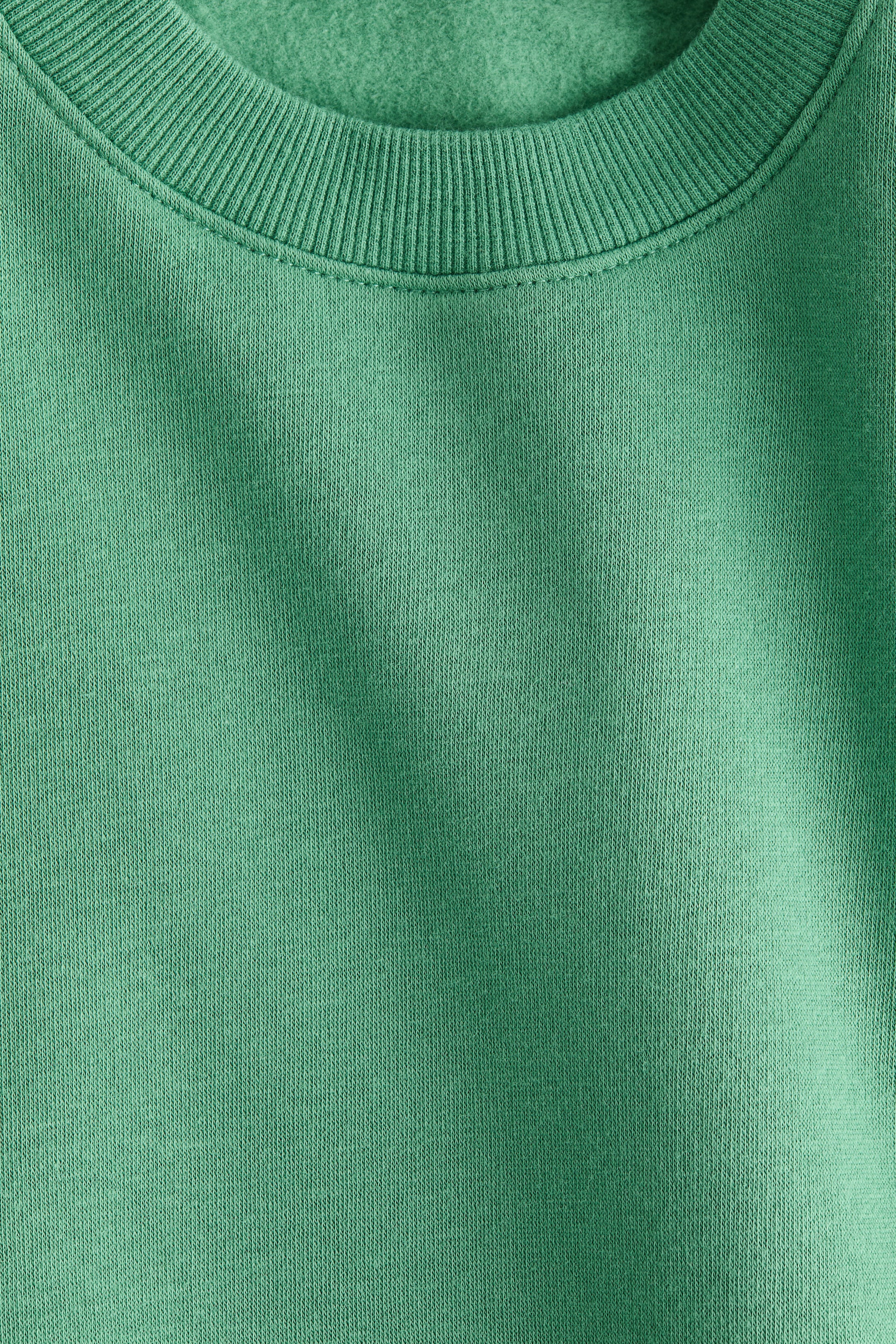 View larger image: Oversized brushed-inside sweatshirt - Green - Kids | H&M IN 2
