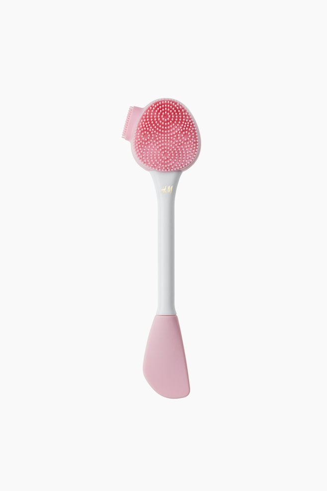 Facial cleansing brush and mask applicator - Light pink - 1