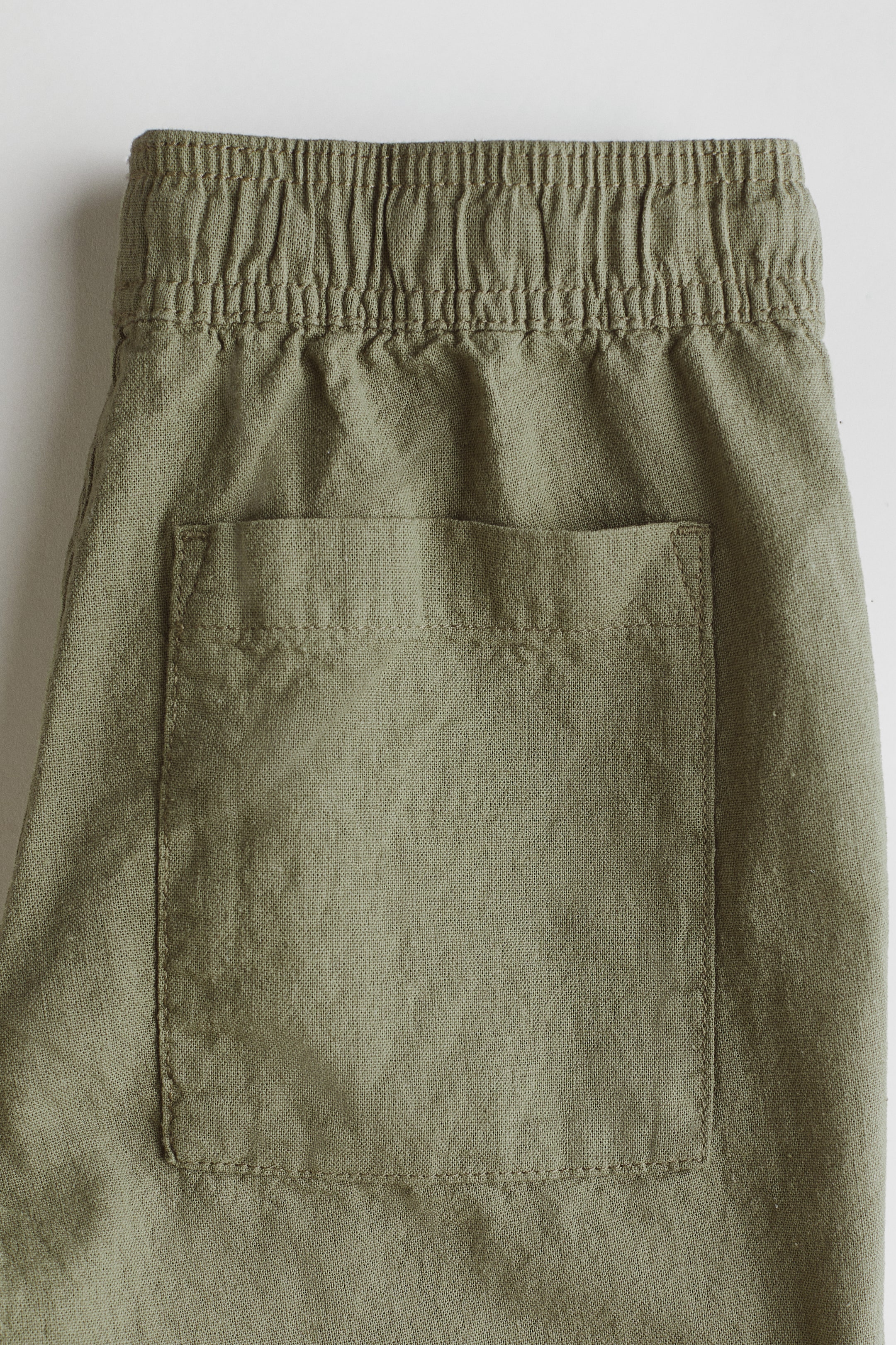 Short en lin mélangé