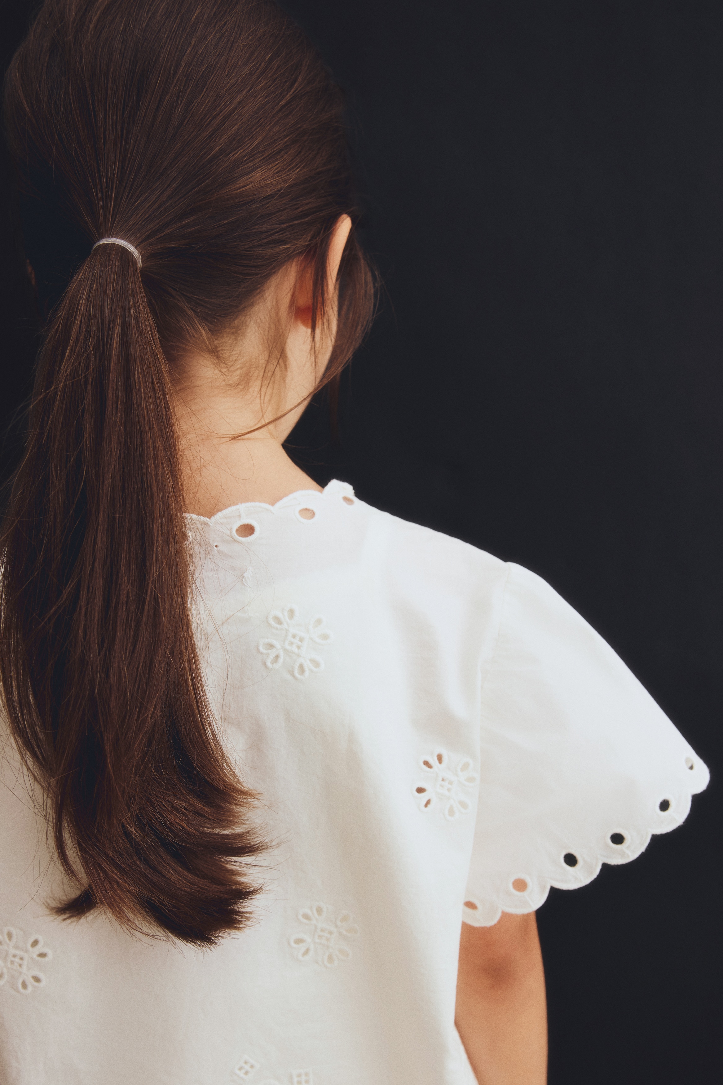 イギリス刺繍コットン2アイテムセット - ホワイト - Kids | H&M JP