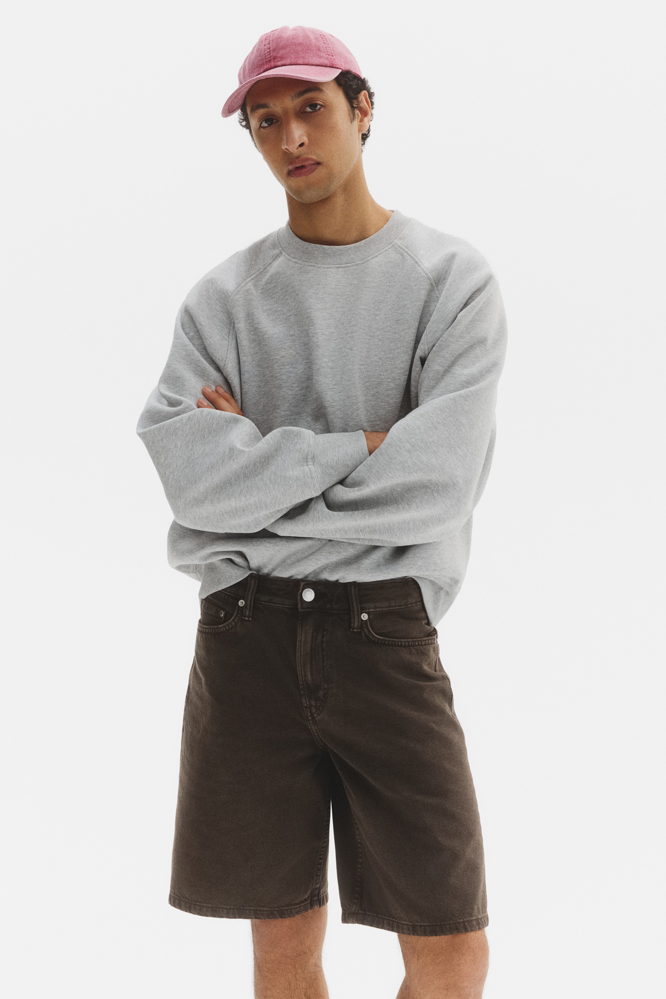 Relaxed-Fit Denim Shorts - Denim brown/Light denim blue/Denim black/Denim blue/Denim gray