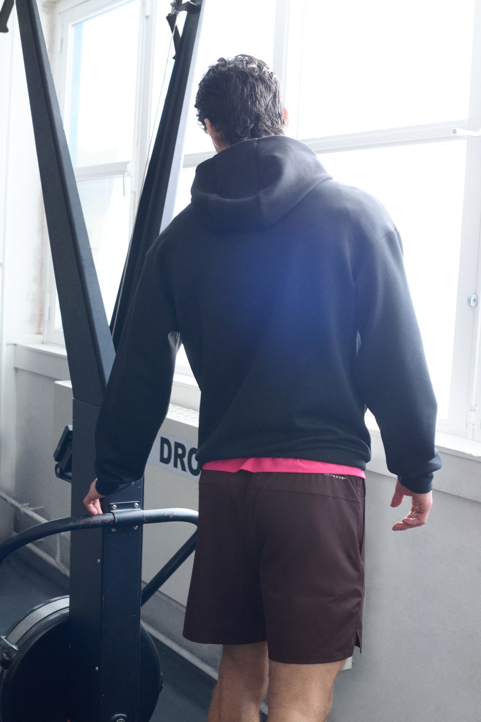 Sports shorts with DryMove™ - Dark brown/Black/Grey marl/Navy blue - 4