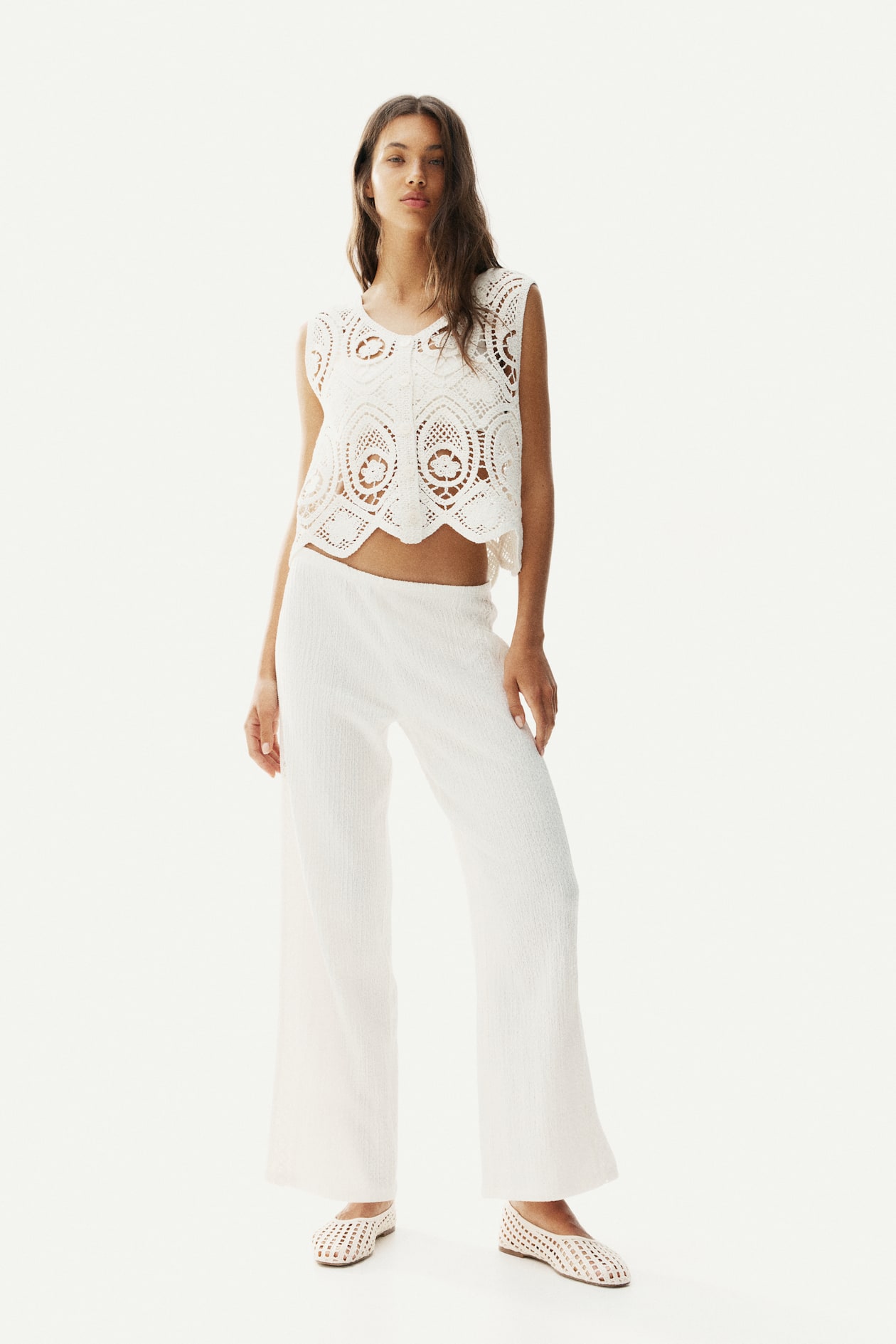 Textured Pull-On Pants - image 4